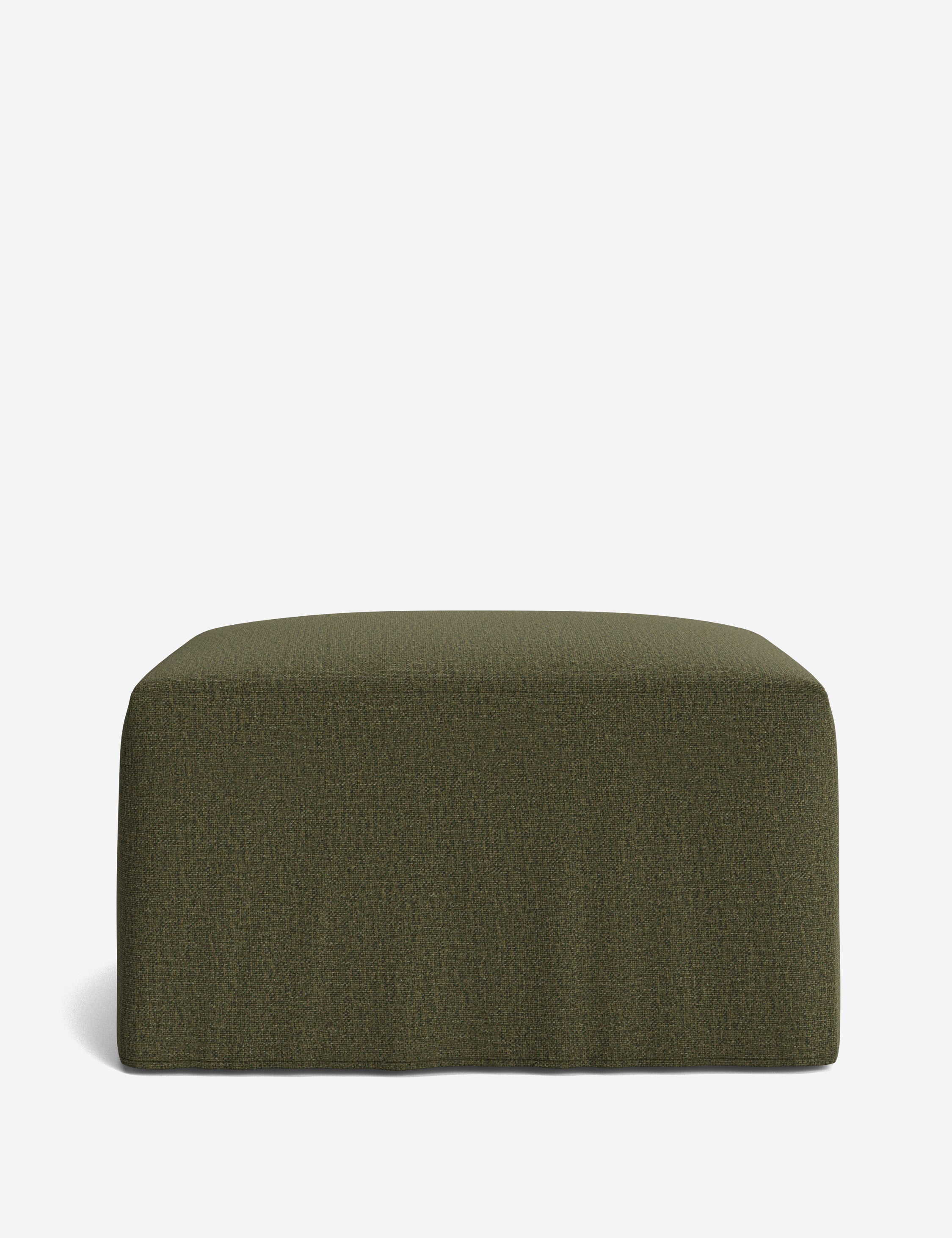 Lulu and Georgia - Portola Slipcover Ottoman