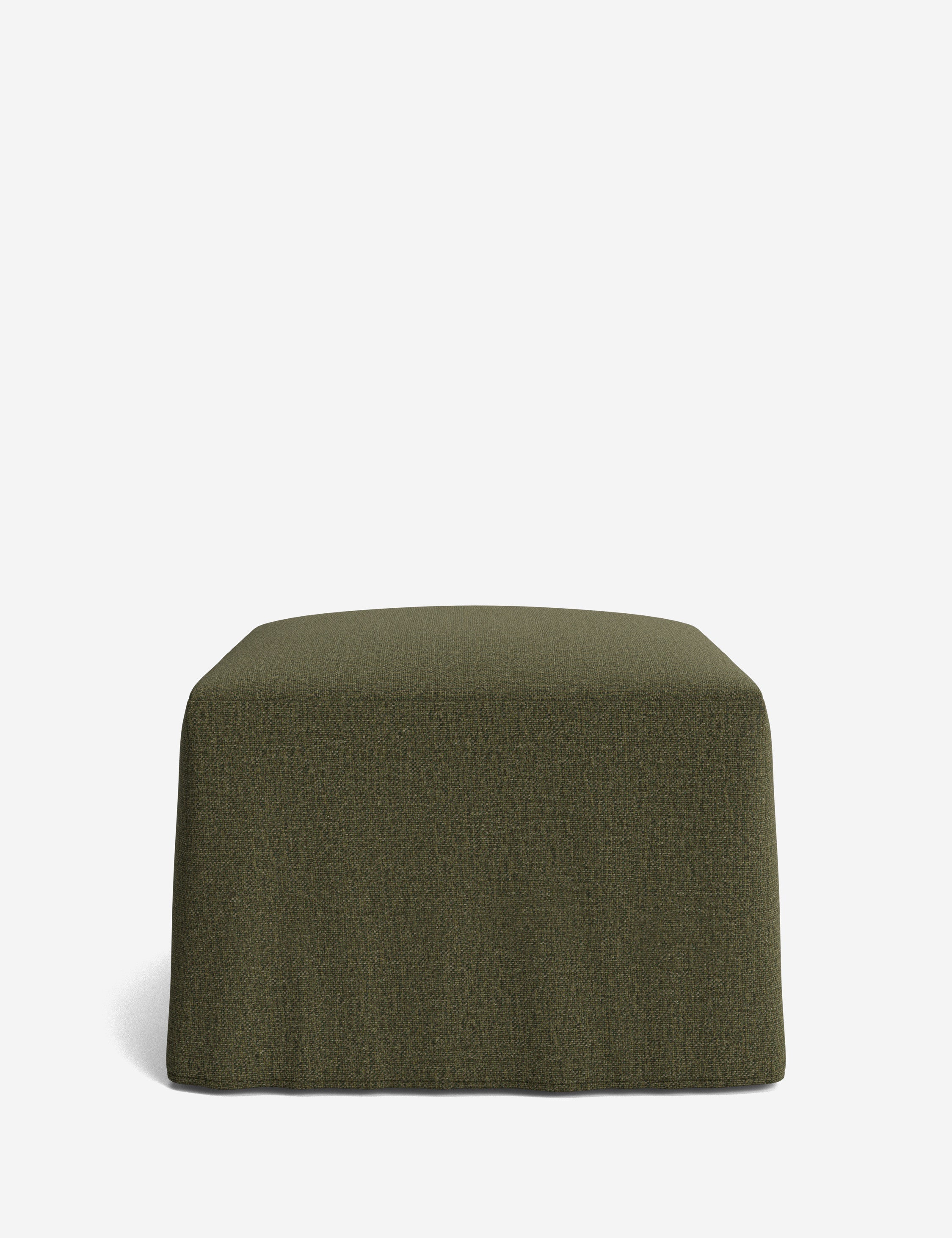 Lulu and Georgia - Portola Slipcover Ottoman
