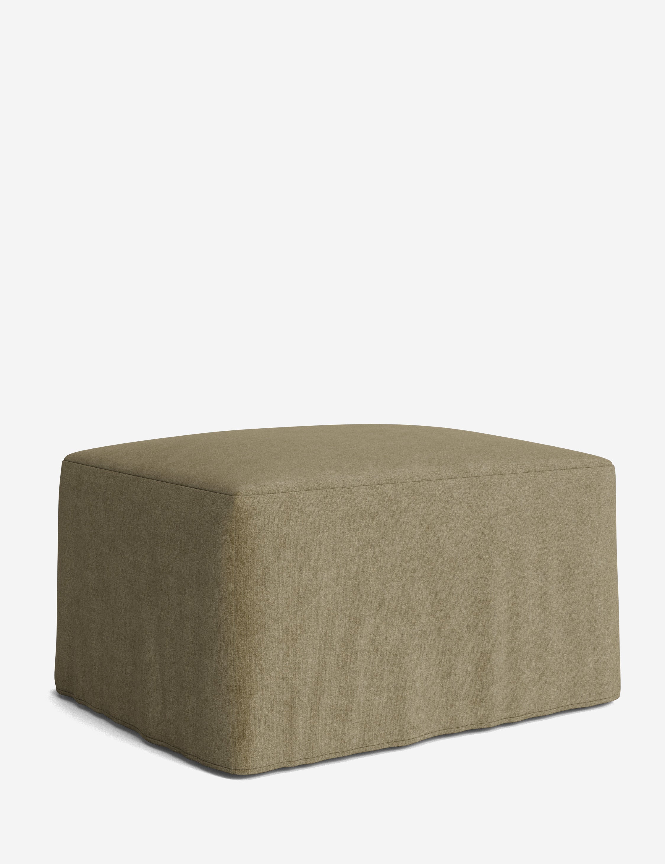 Lulu and Georgia - Portola Slipcover Ottoman