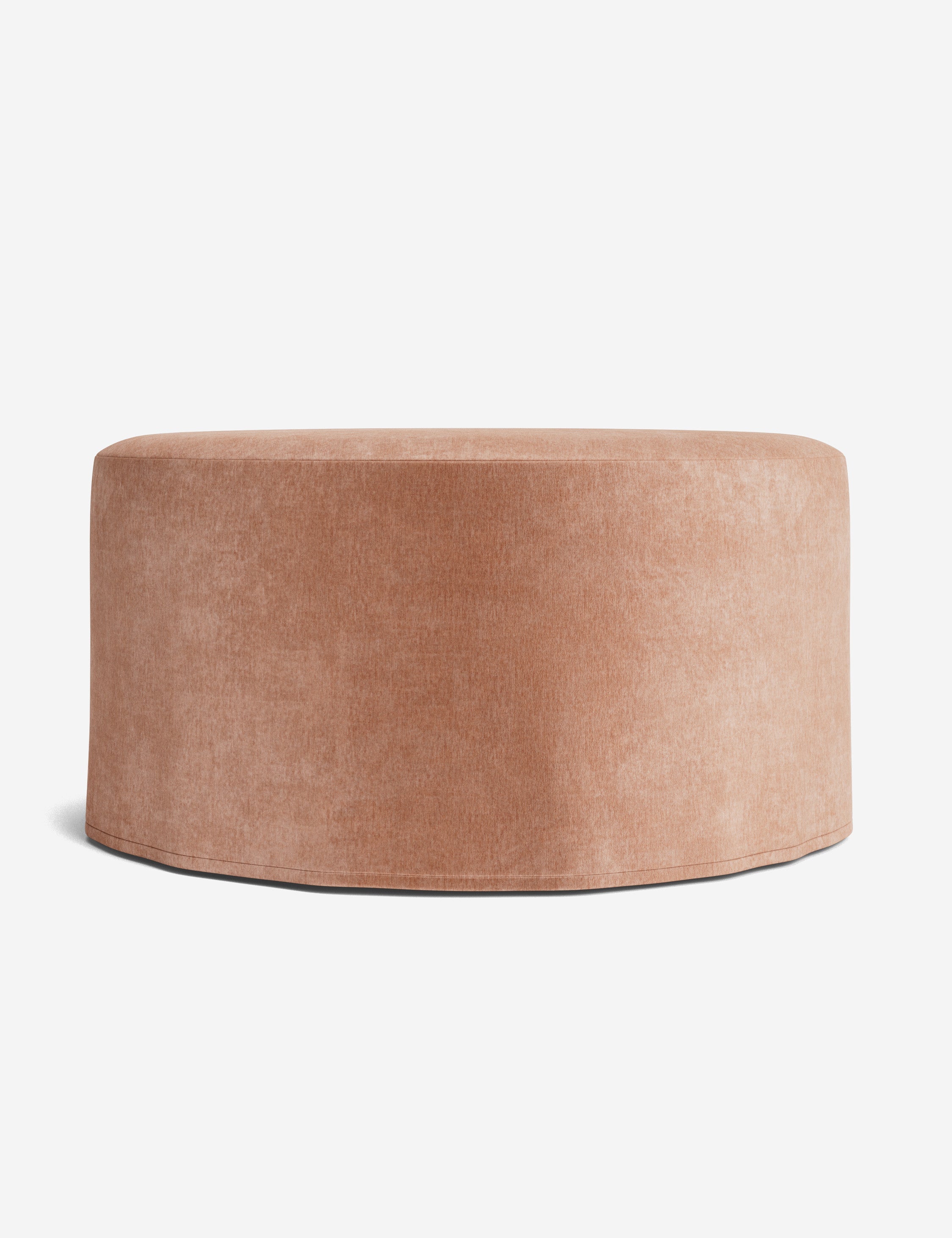 Lulu and Georgia - Portola Slipcover Round Ottoman