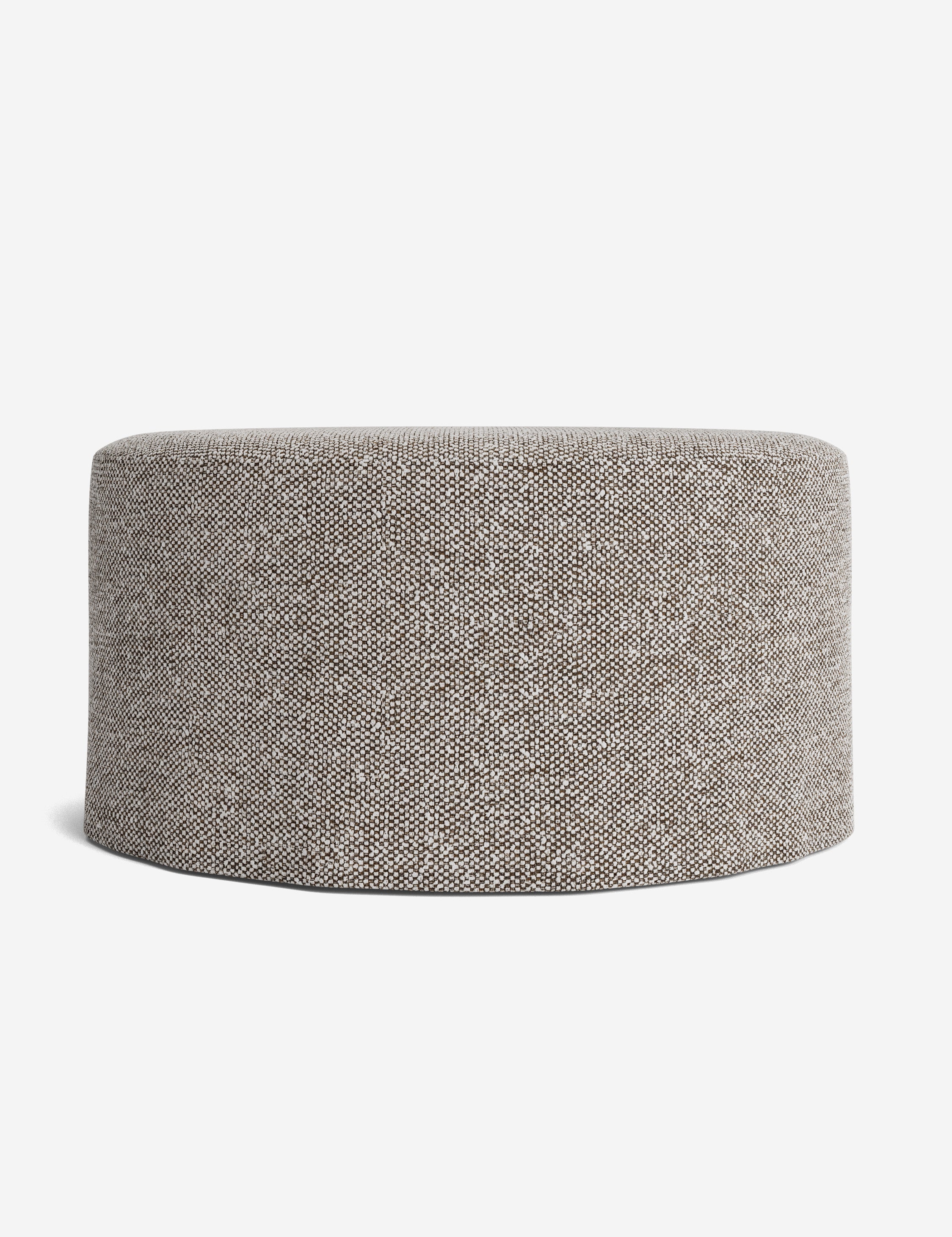 Lulu and Georgia - Portola Slipcover Round Ottoman
