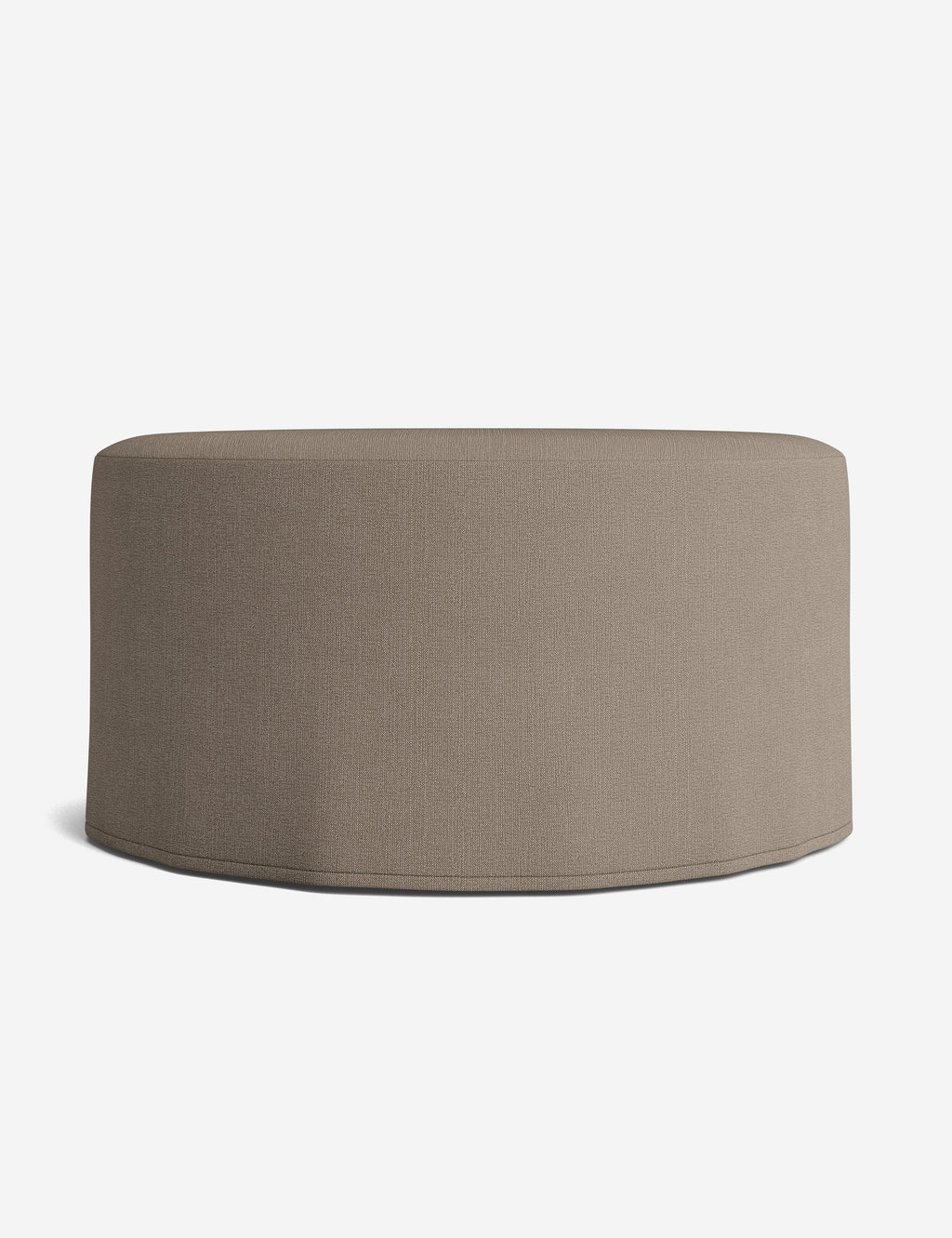 Lulu and Georgia - Portola Slipcover Round Ottoman
