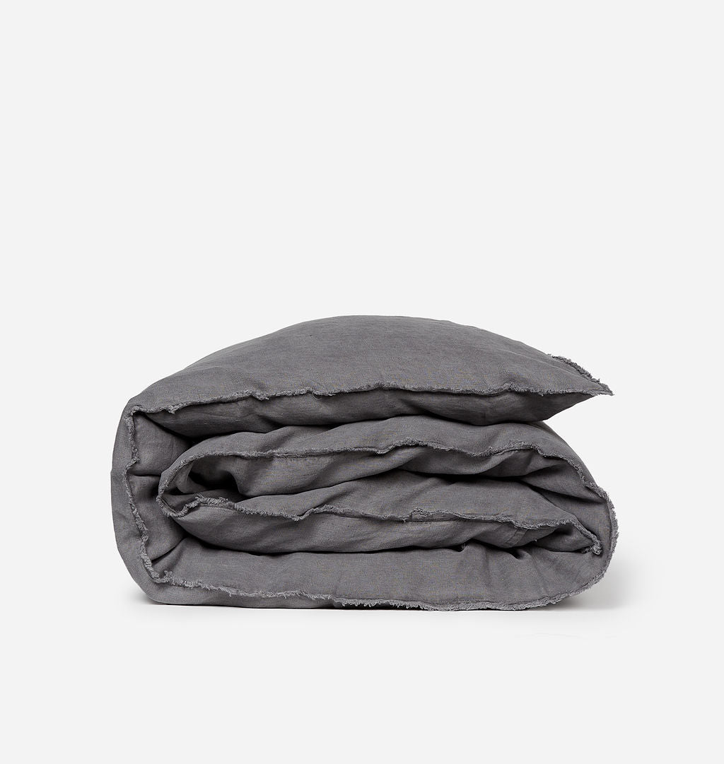 Amber Interiors - Blair Linen Duvet Cover