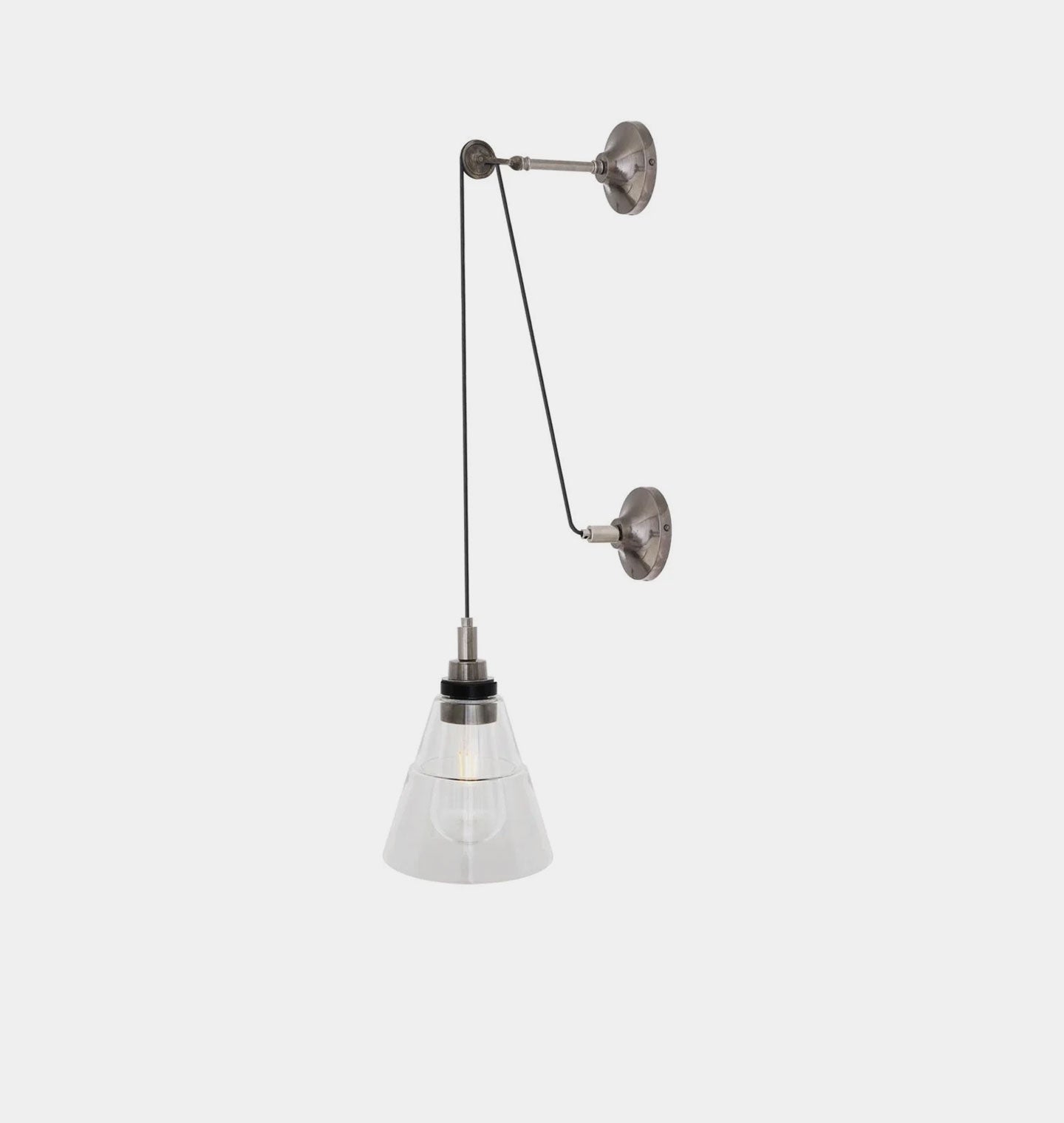 Amber Interiors - Rigale Coolie Pulley Wall Light