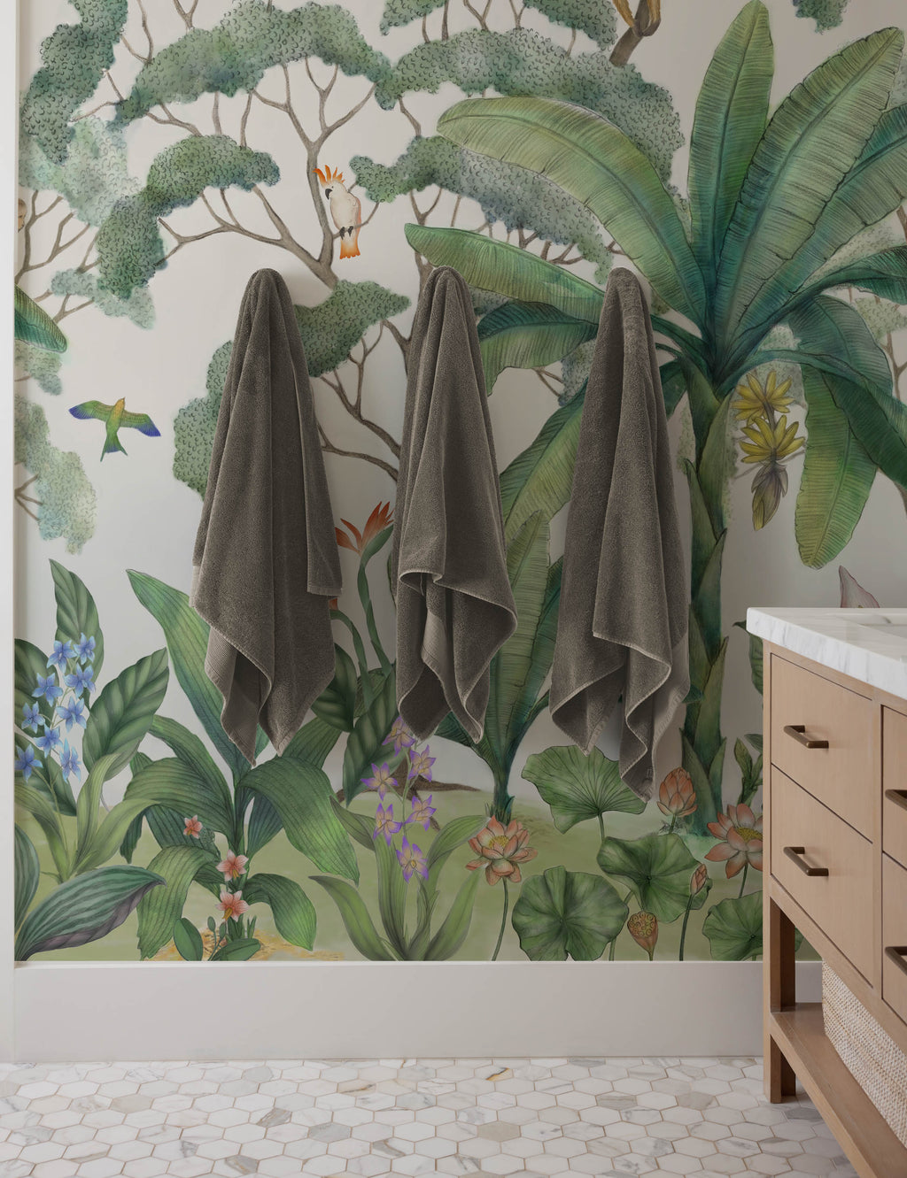 Lulu and Georgia - Jungle Wallpaper Mural