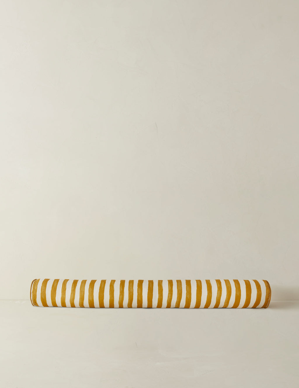 Lulu and Georgia - Painterly Stripe Linen Long Bolster Pillow by Sarah Sherman Samuel