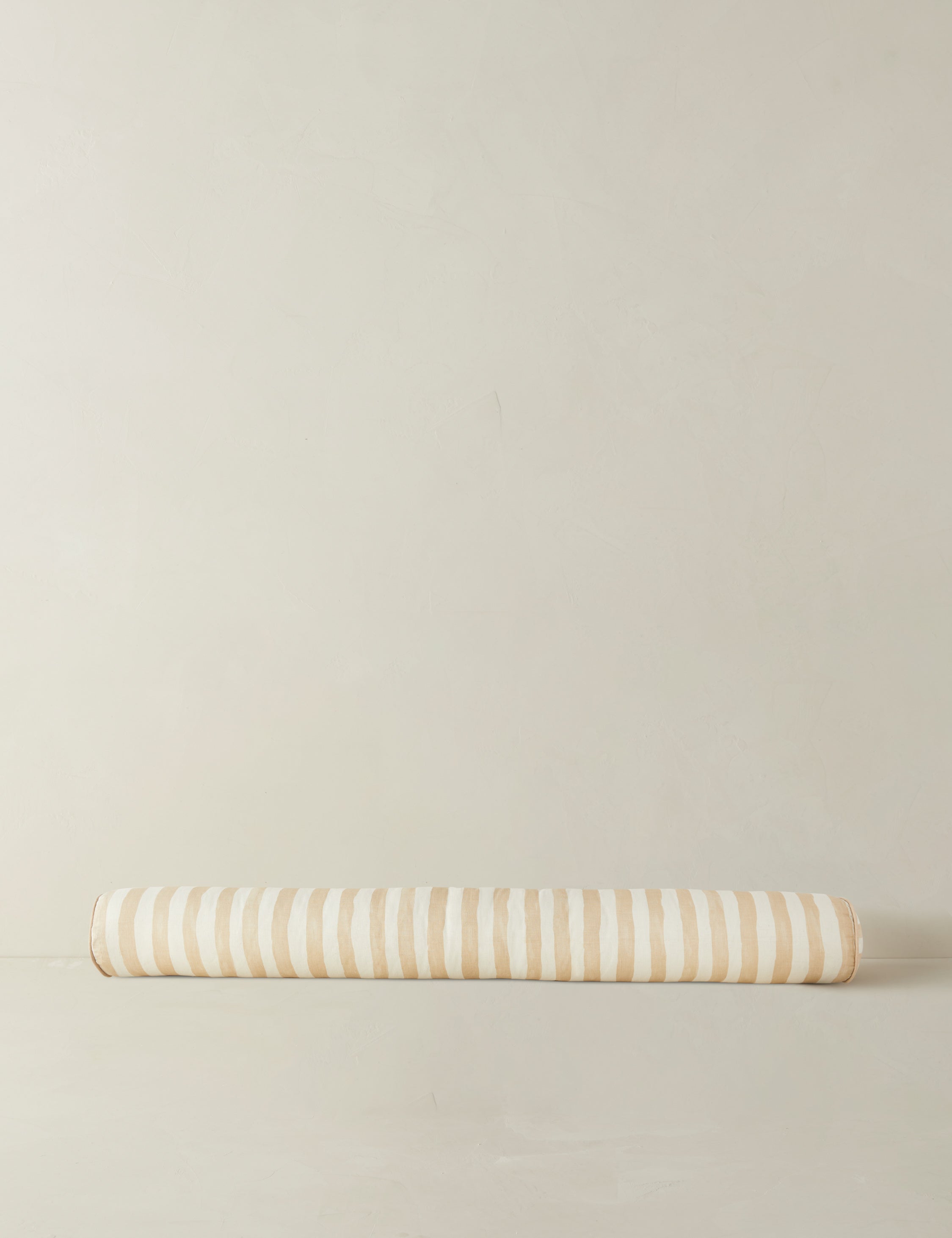 Lulu and Georgia - Painterly Stripe Linen Long Bolster Pillow by Sarah Sherman Samuel