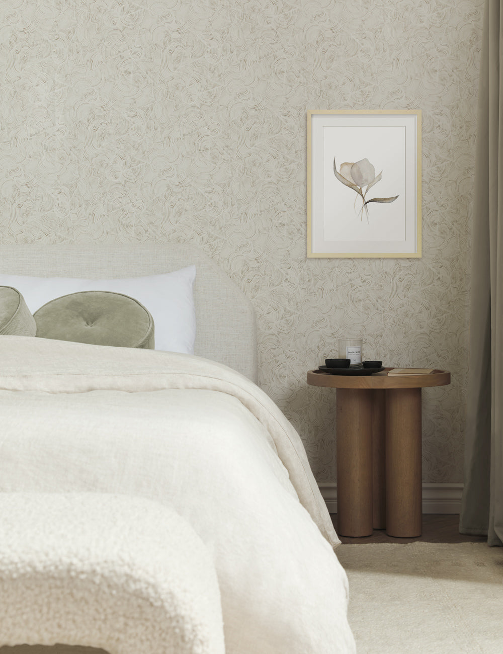 Lulu and Georgia - Pale Bouquet Print by Céline Nordenhed
