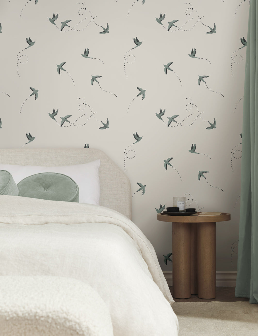 Lulu and Georgia - Sparrow Wallpaper by Rylee + Cru
