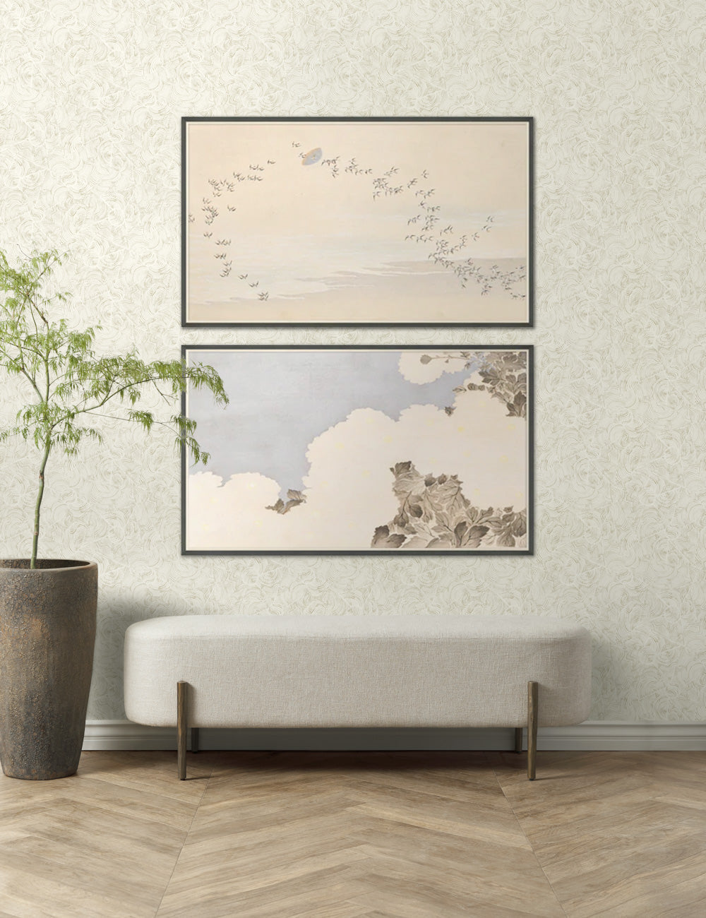 Lulu and Georgia - Summer Skies Wall Art (Set of 2)