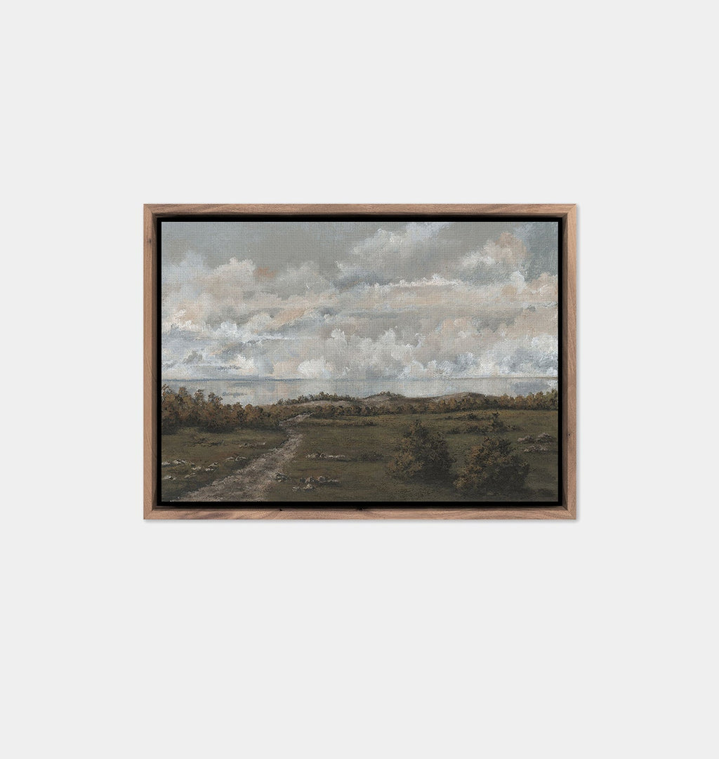 Amber Interiors - A Path to Sea by Lori Marie Framed Print
