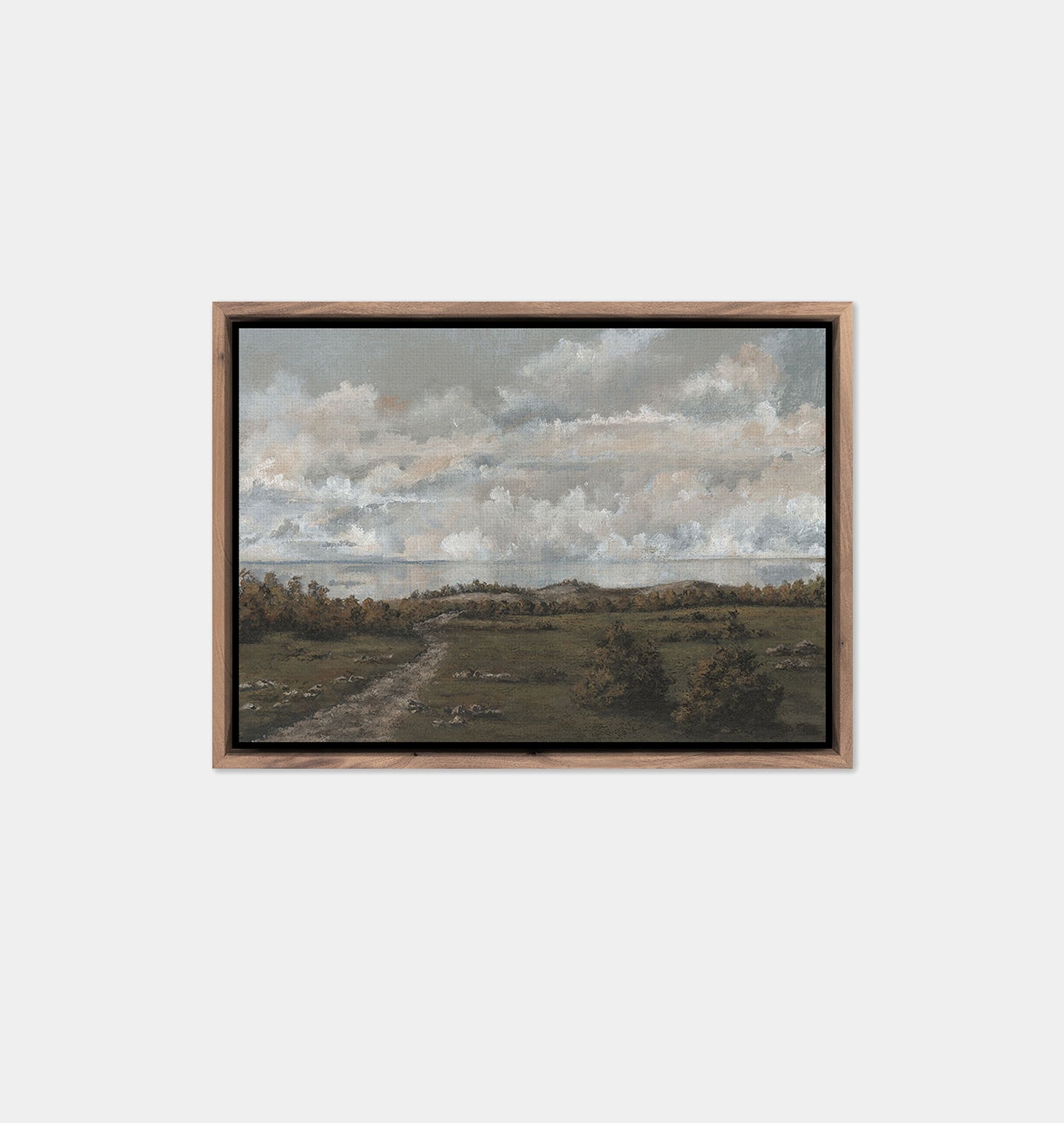 Amber Interiors - A Path to Sea by Lori Marie Framed Print