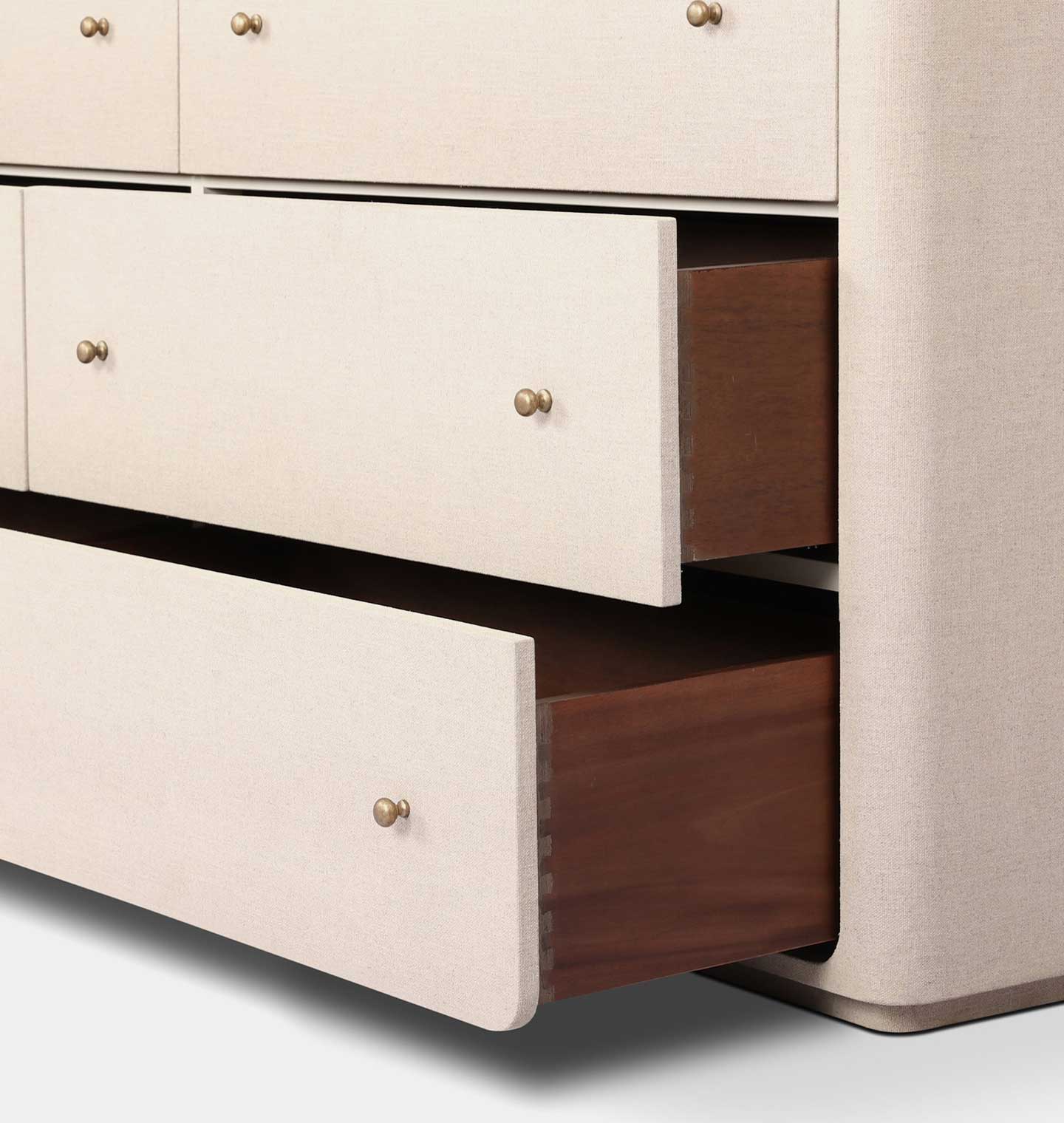 Amber Interiors - Paula 6 Drawer Dresser