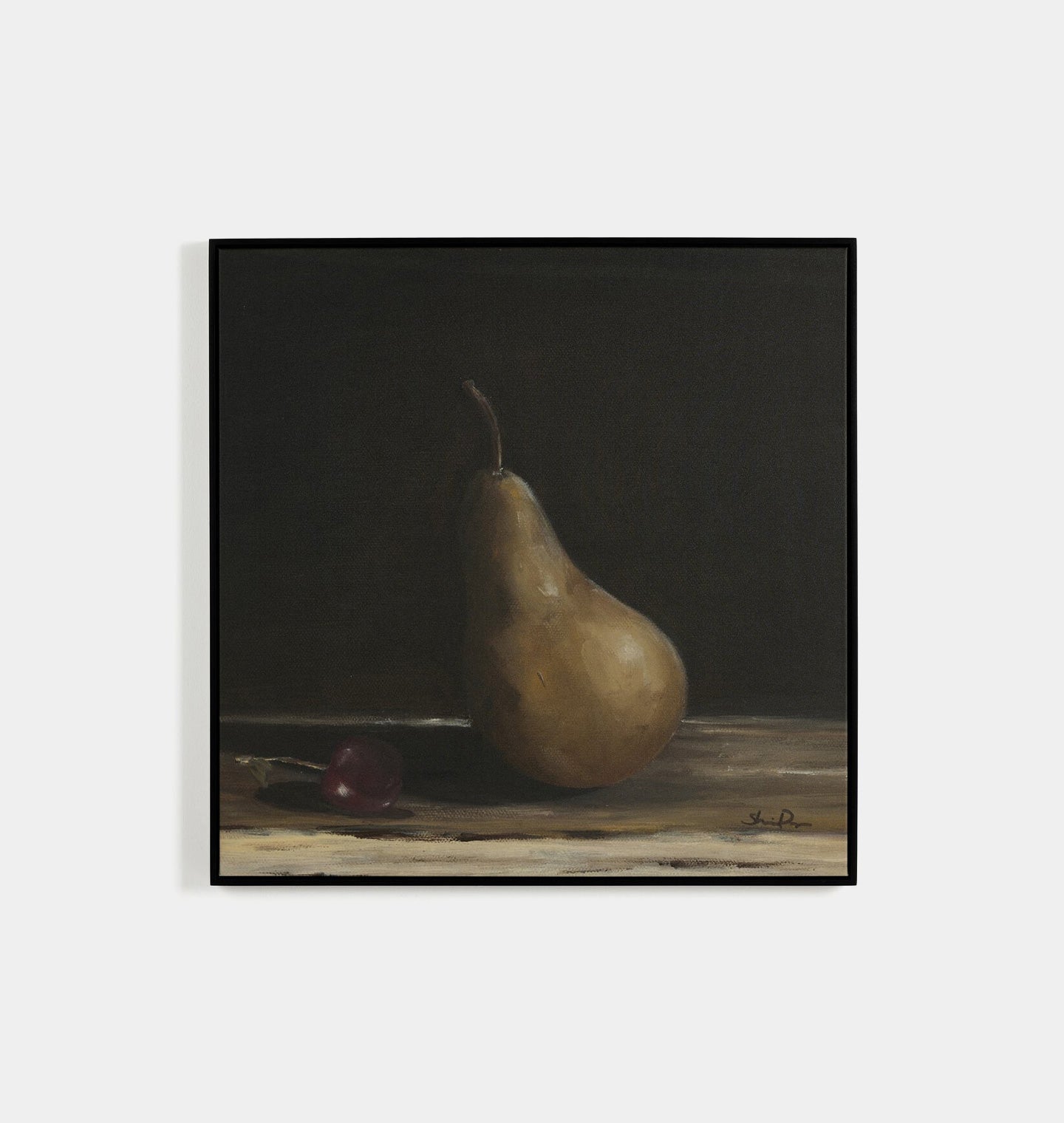 Amber Interiors - Pear I Framed Print
