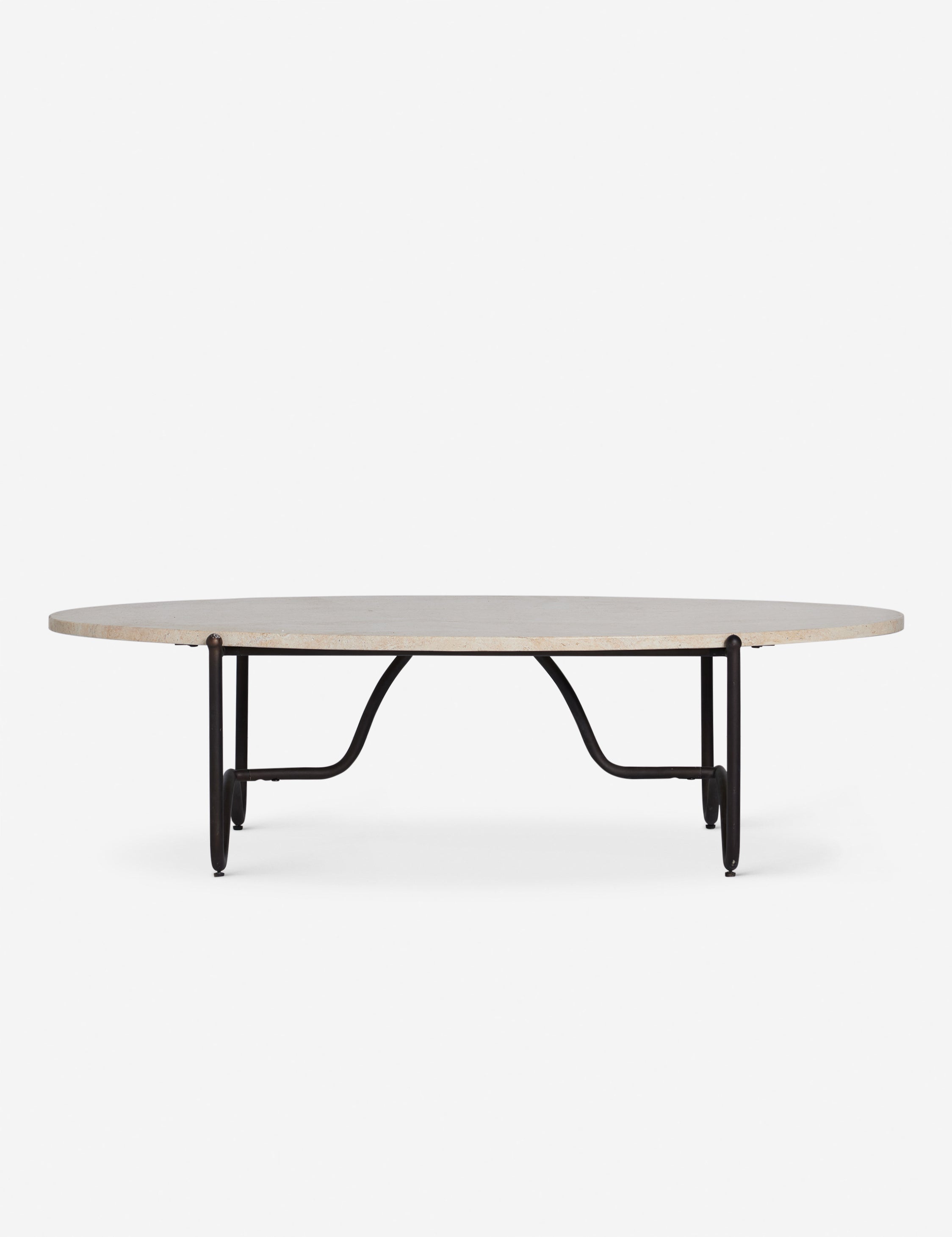 Lulu and Georgia - Peggy Outdoor Oval Coffee Table by Sarah Sherman Samuel