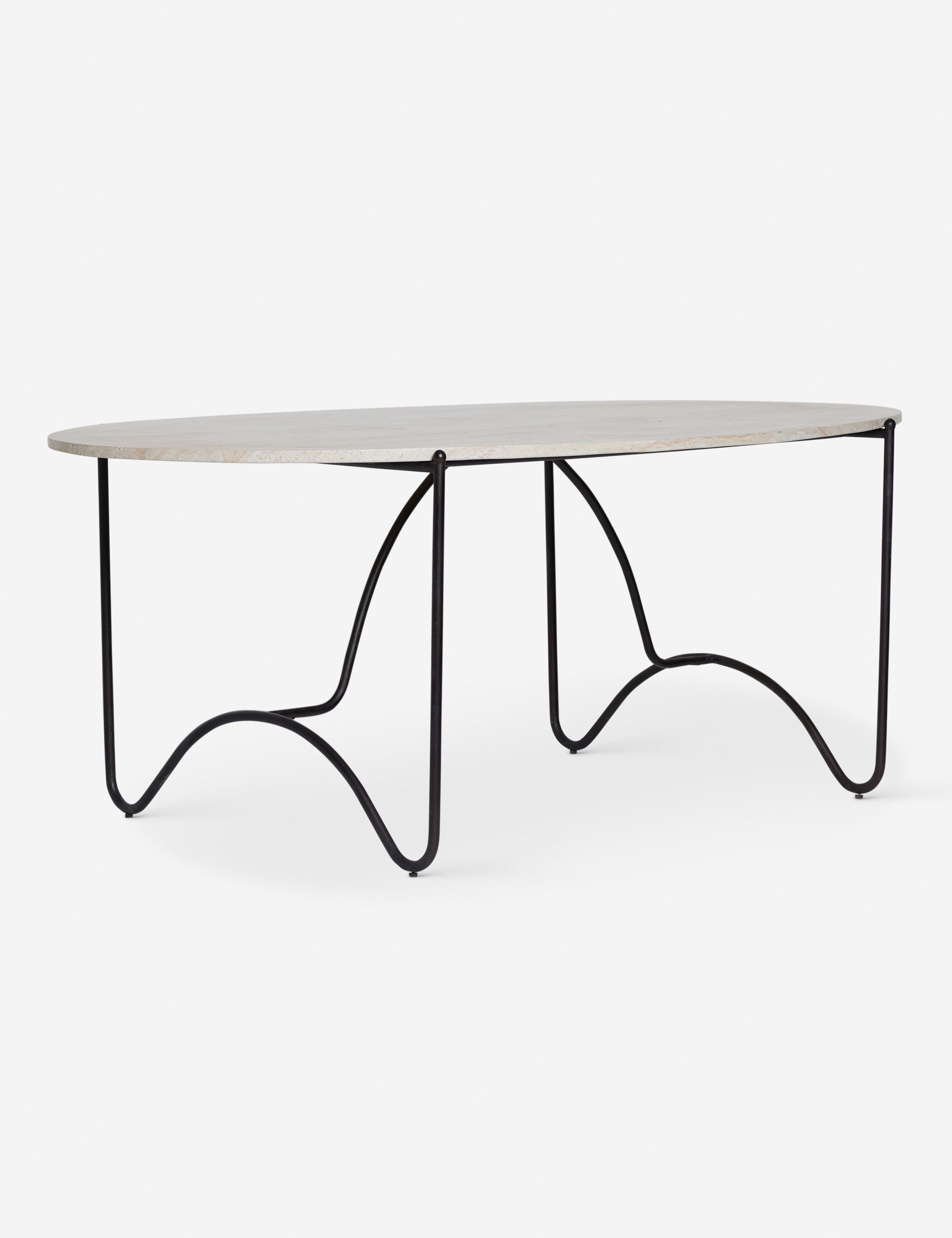Lulu and Georgia - Peggy Outdoor Oval Dining Table by Sarah Sherman Samuel