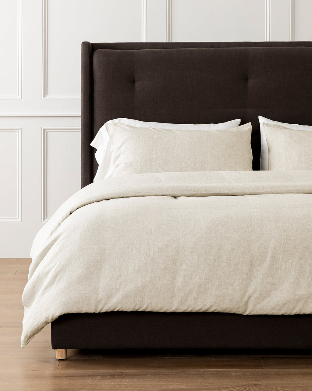 McGee & Co - Penelope Beige Linen Duvet Cover