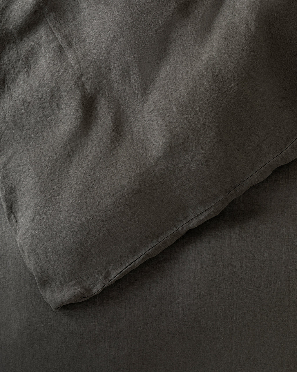 McGee & Co - Penelope Gray Linen Duvet Cover
