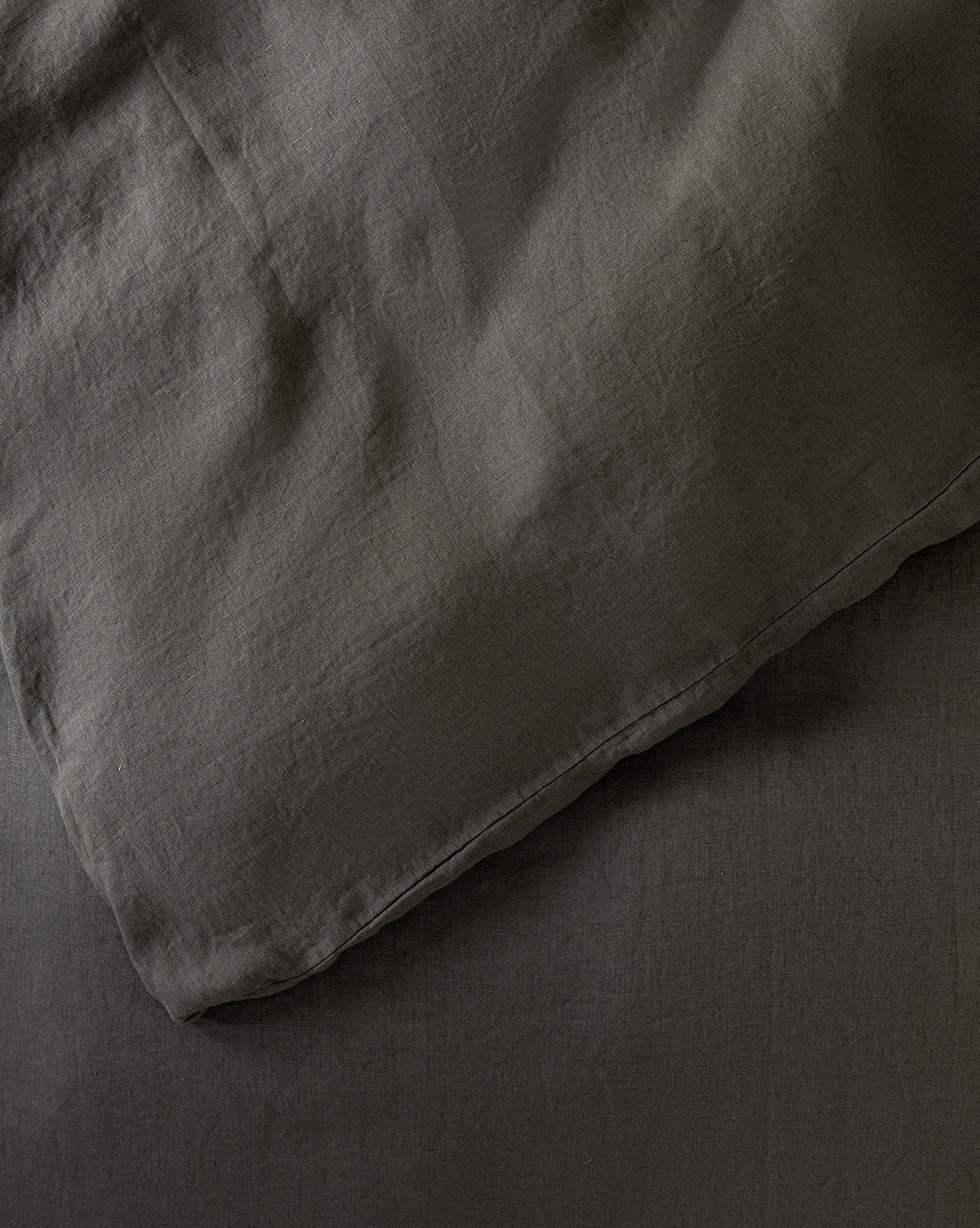 McGee & Co - Penelope Gray Linen Duvet Cover