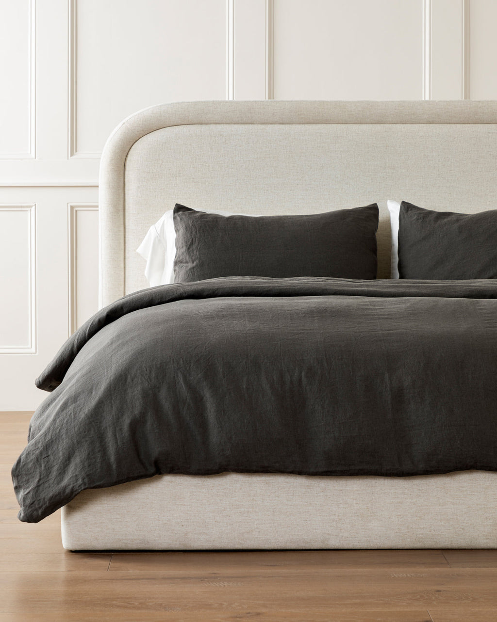 McGee & Co - Penelope Gray Linen Duvet Cover