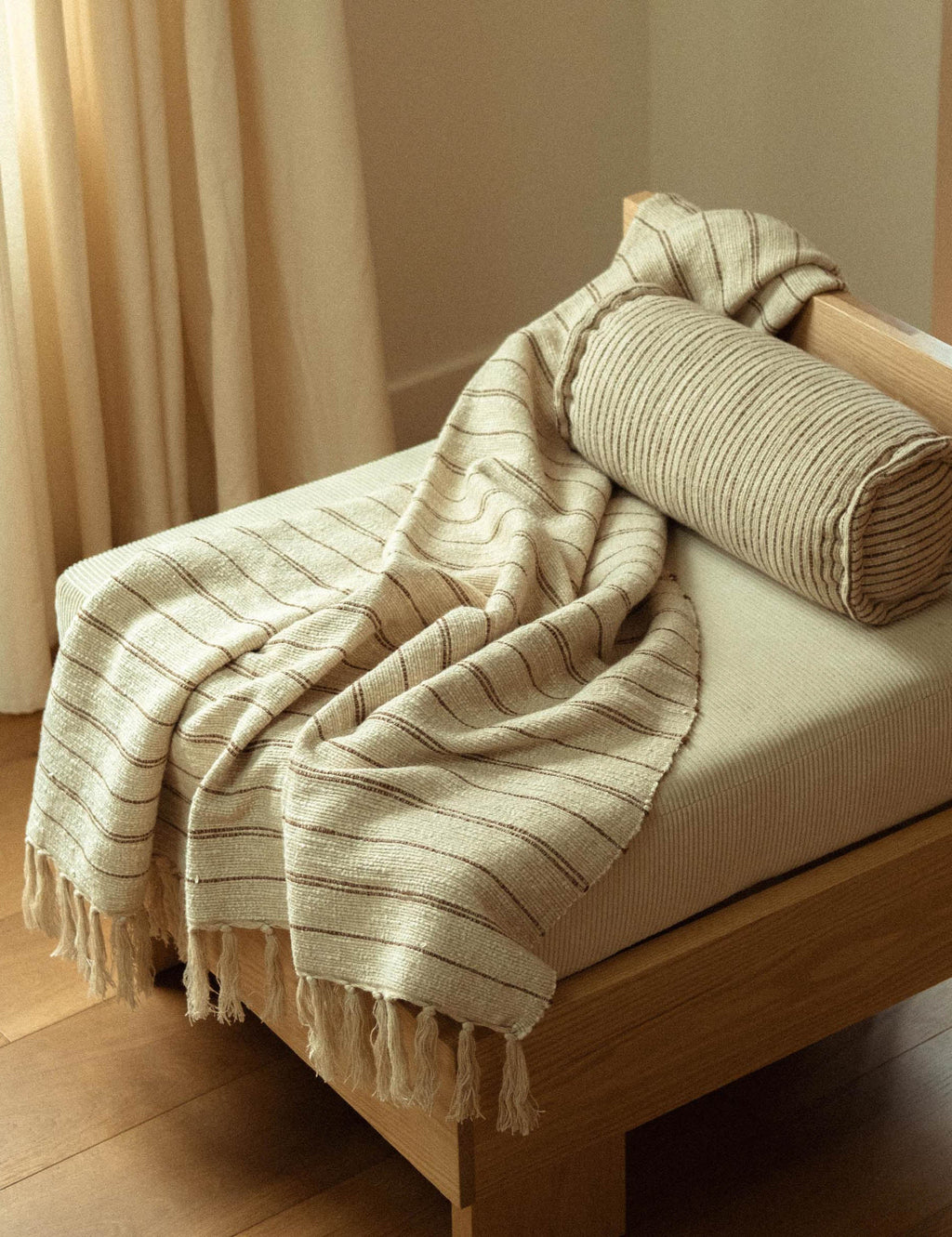 Lulu and Georgia - Pia Bolster Pillow by Morrow Soft Goods