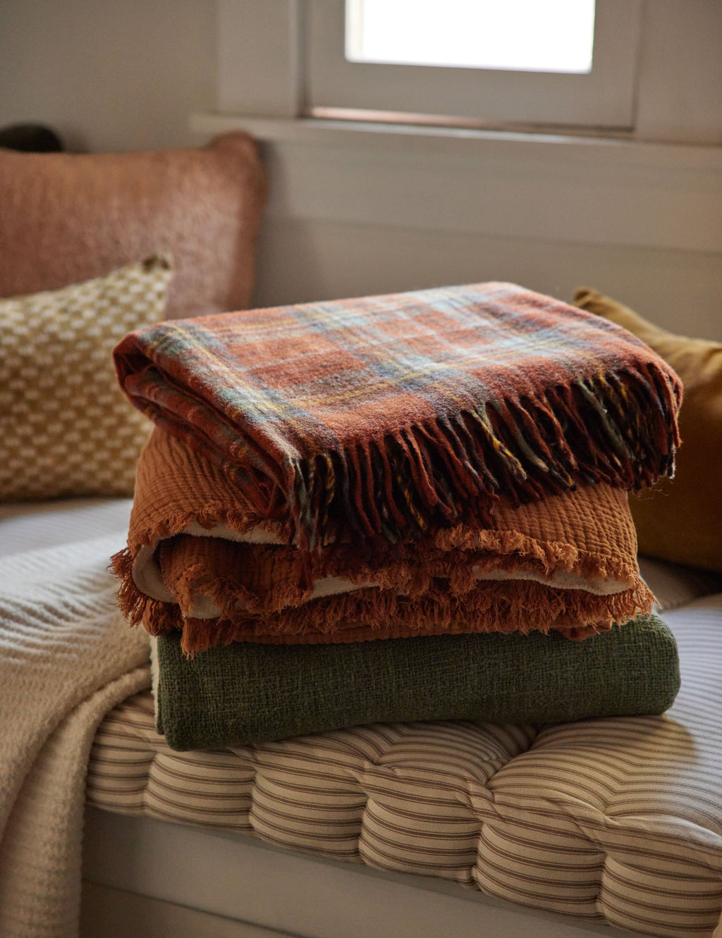 Lulu and Georgia - Recycled Wool Throw by TBCo