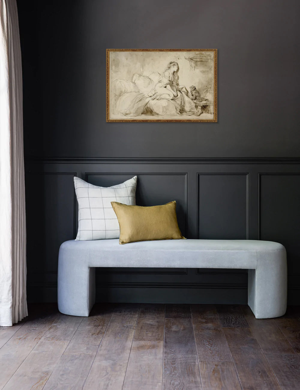 Lulu and Georgia - Oh! IF Only He Were as Faithful to Me Wall Art by Jean - Honoré Fragonard, Original Work held by the J. Paul Getty Museum