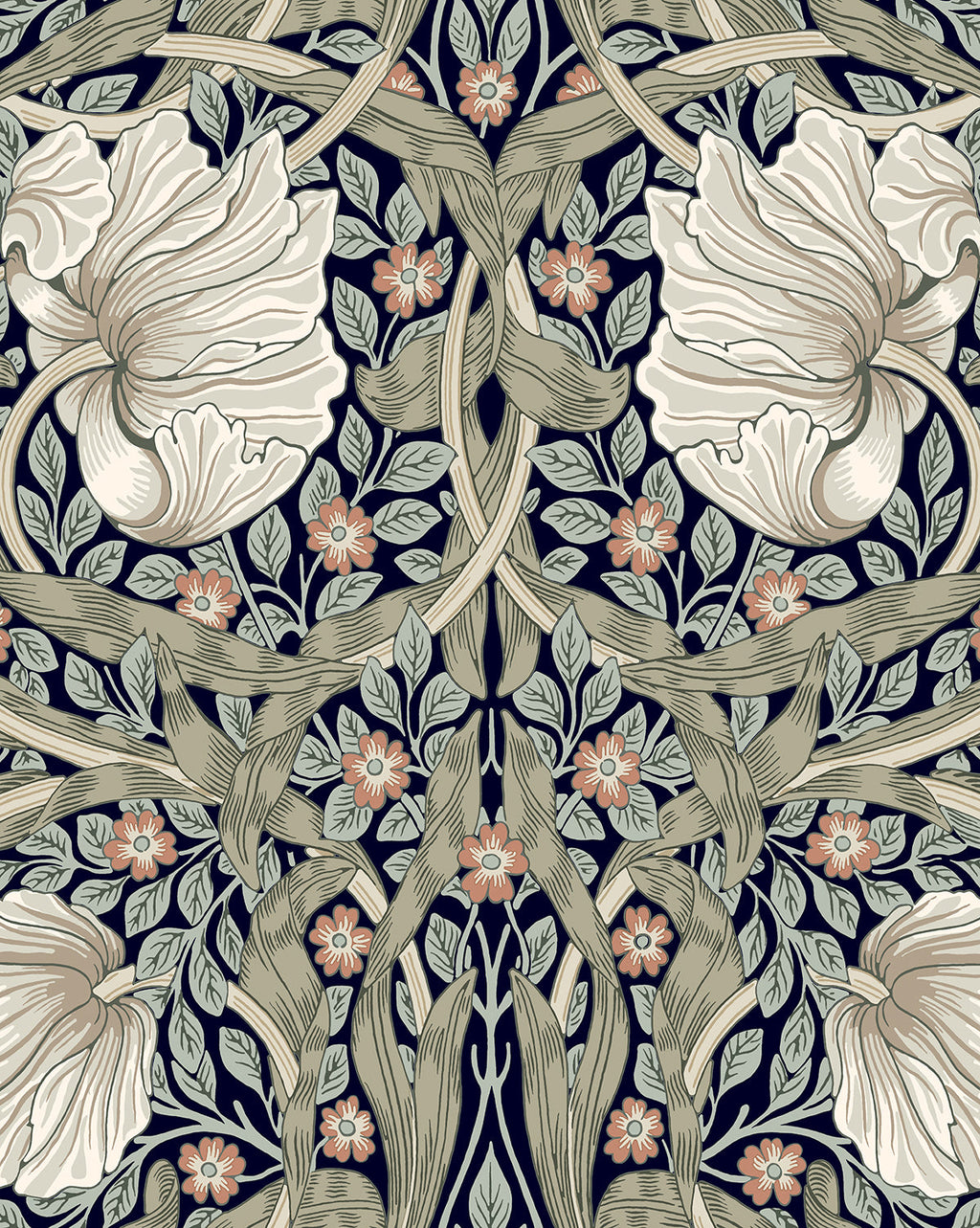 McGee & Co - Morris & Co. x McGee & Co. Pimpernel Ink Wallpaper