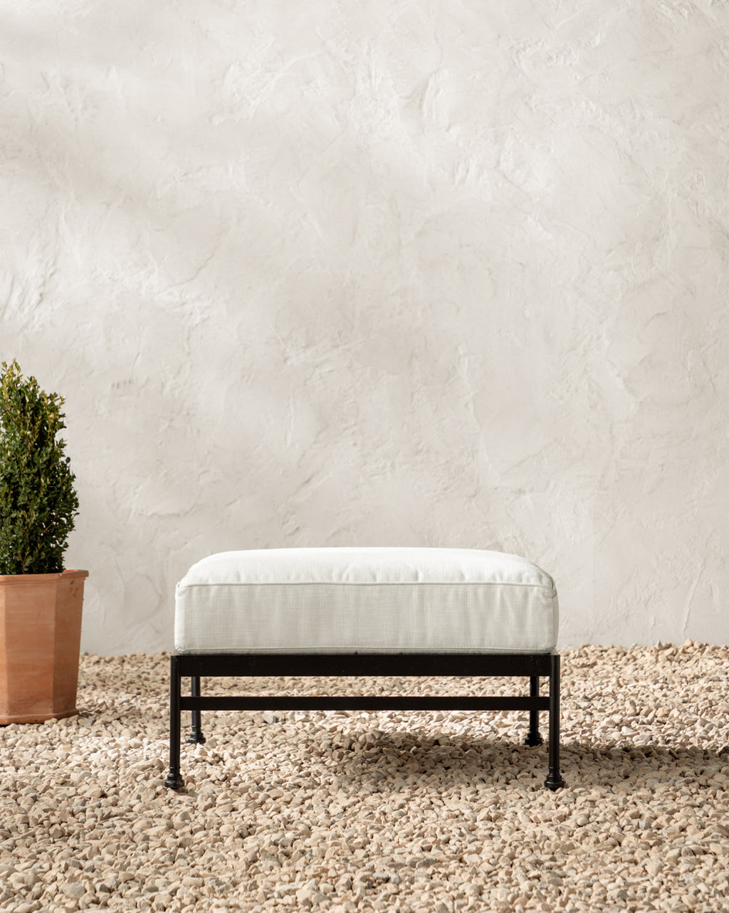 McGee & Co - Pomeroy Outdoor Ottoman (Ready to Ship)