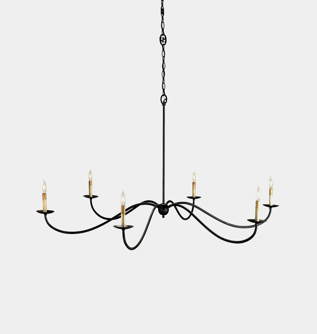 Amber Interiors - Pulpo Black Chandelier