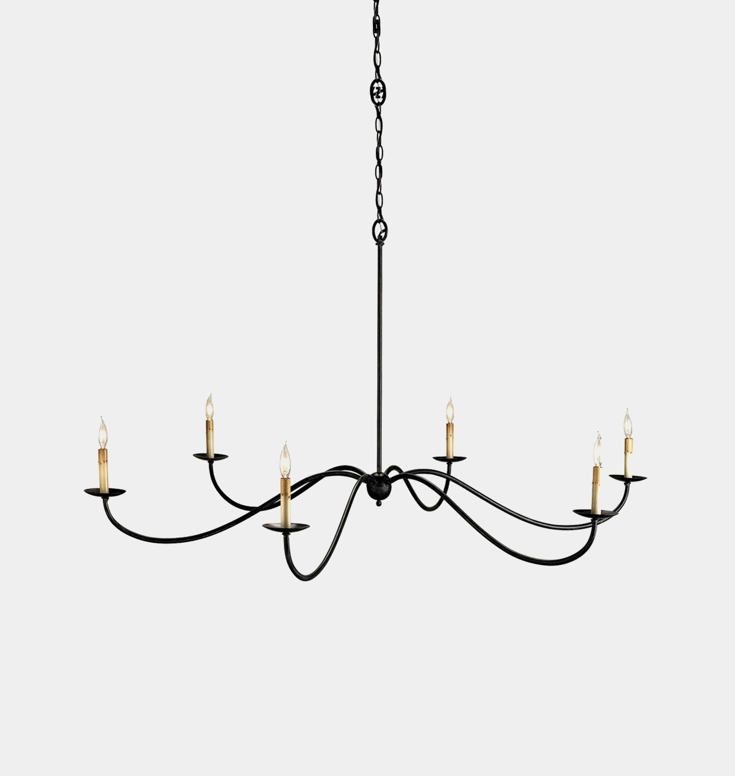 Amber Interiors - Pulpo Black Chandelier