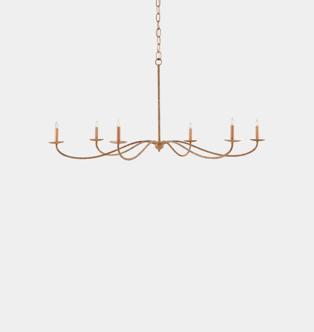 Amber Interiors - Pulpo Rattan Chandelier