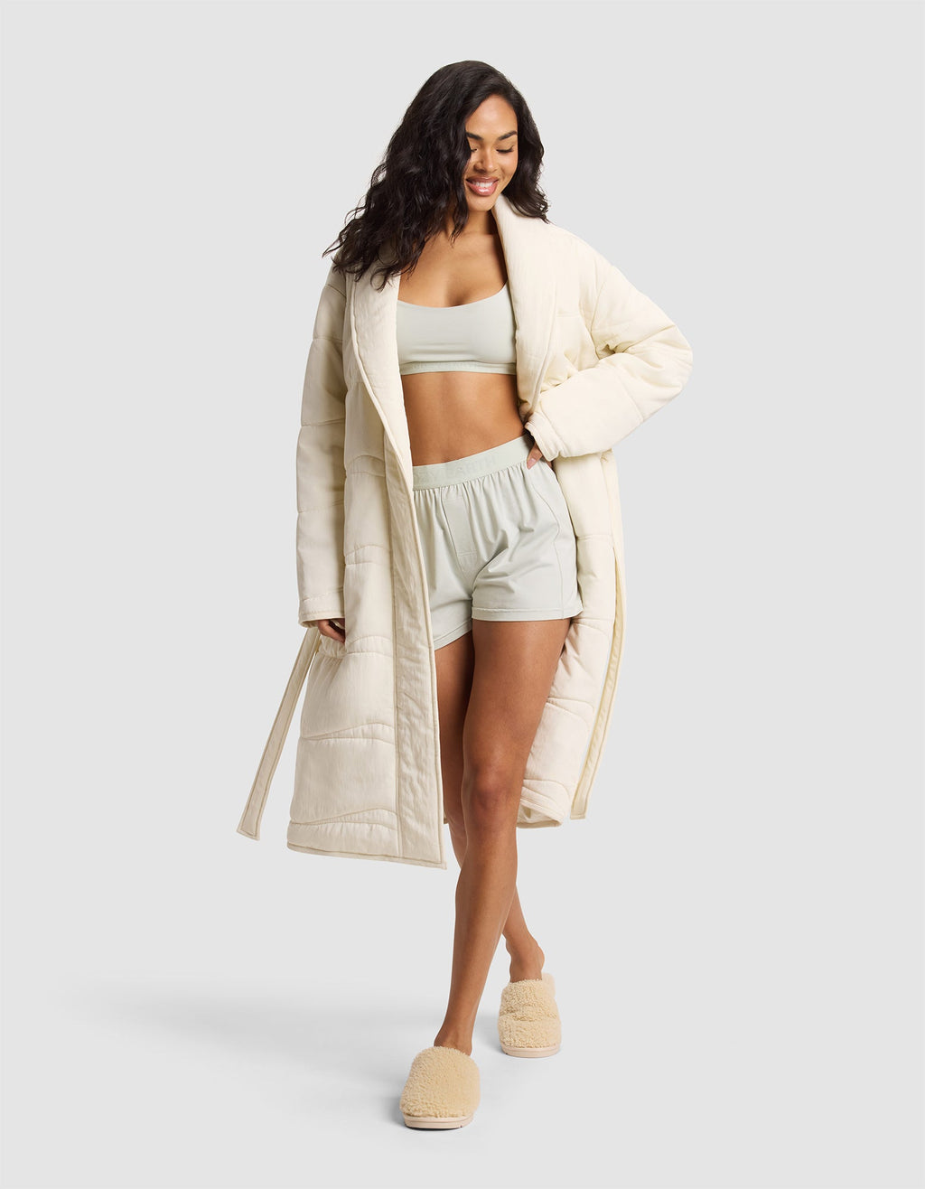 Cozy Earth - Women's Quilted House Coat
