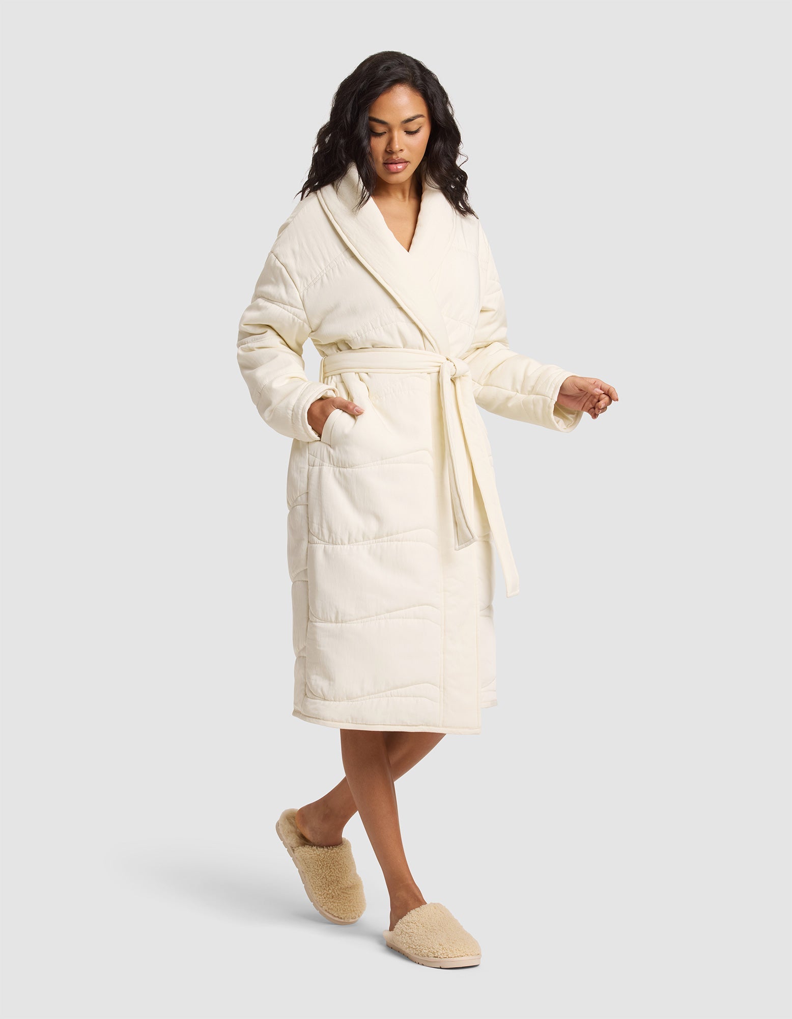 Cozy Earth - Women's Quilted House Coat