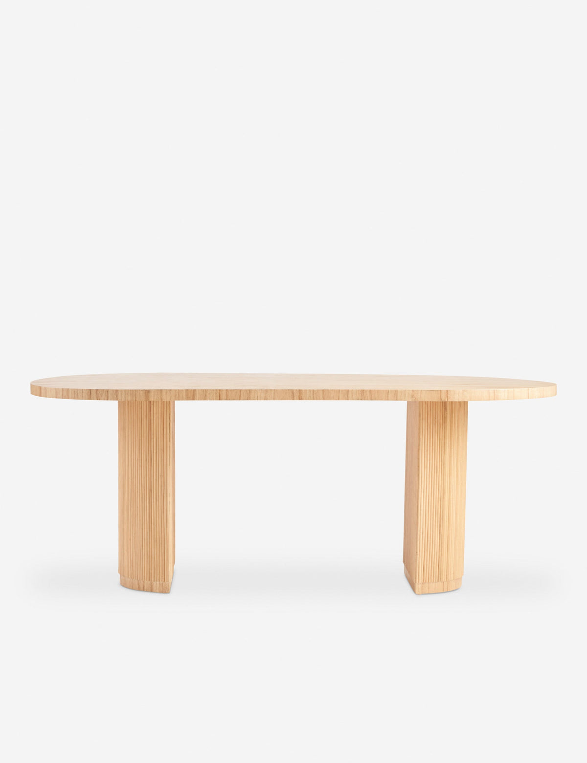 Lulu and Georgia - Open Box: Elvia Oval Dining Table, Natural