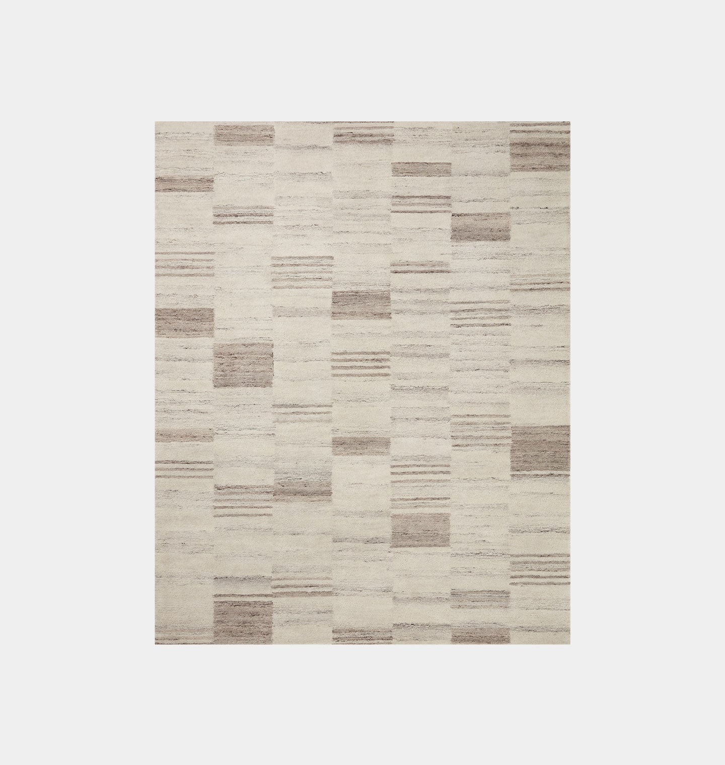 Amber Interiors - Rocky ROC - 04 Ivory / Dove Area Rug