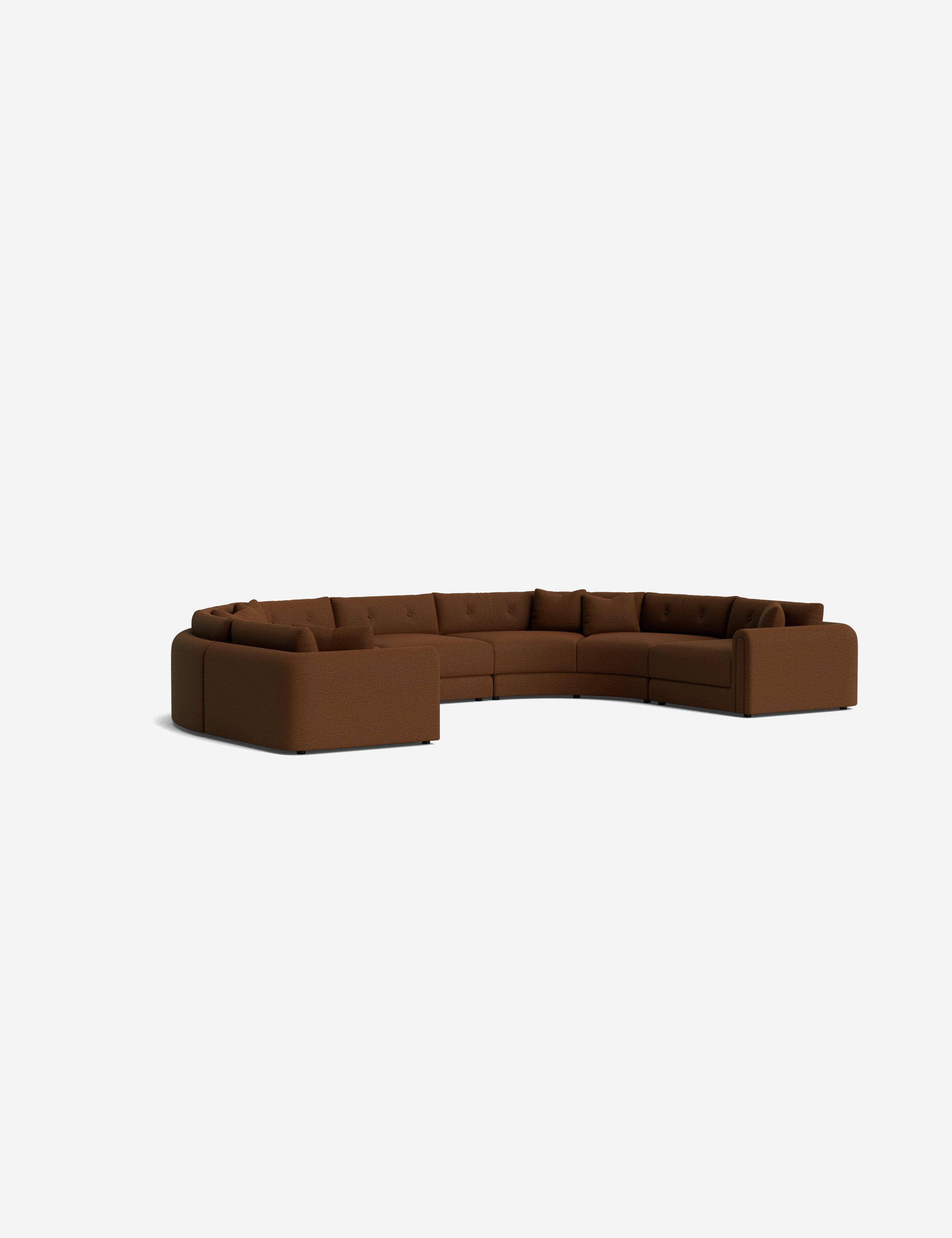 Lulu and Georgia - Rosado Modular U - Shaped Sectional Sofa