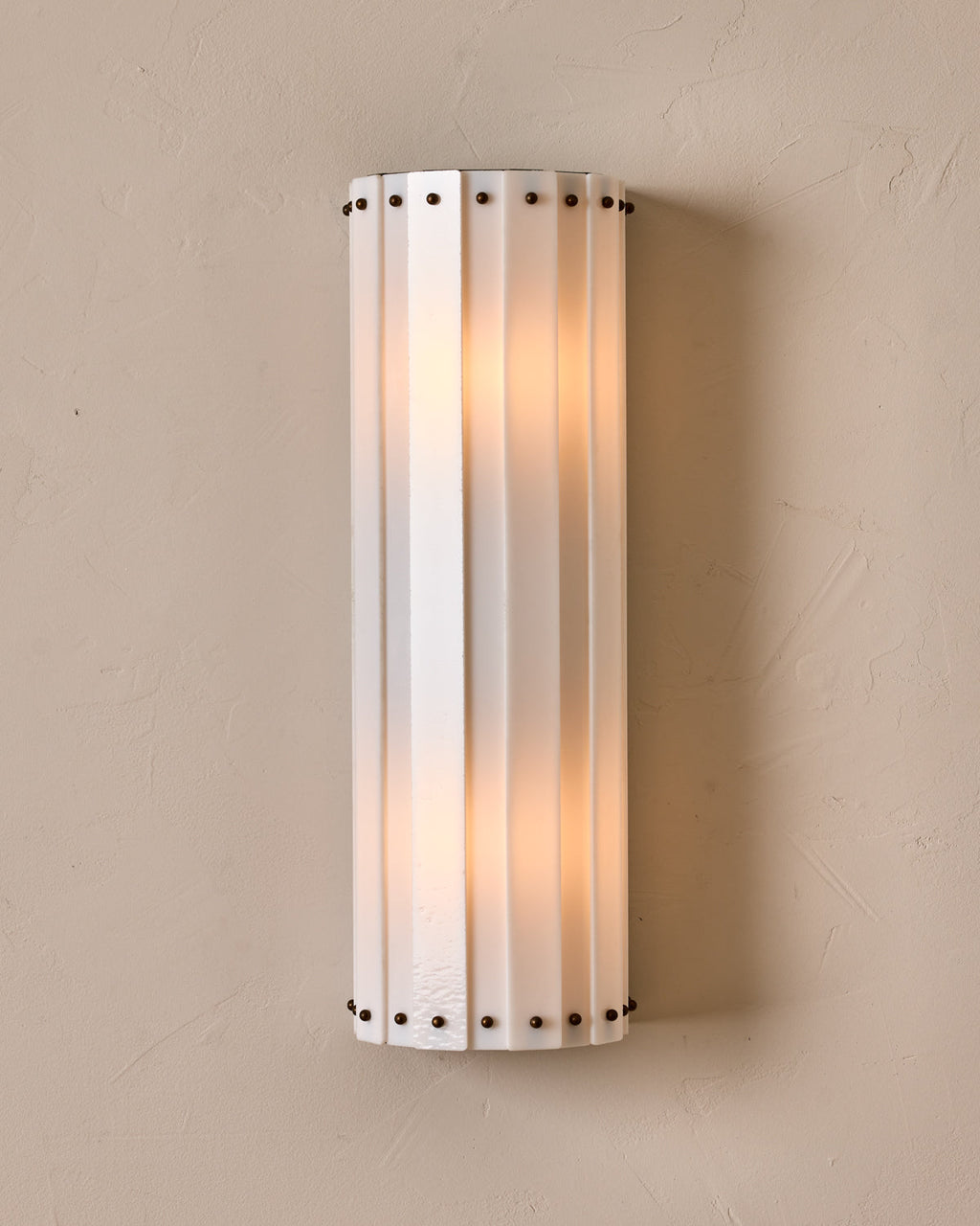 RTO Lighting - ADELE MILK GLASS FLUSH SCONCE