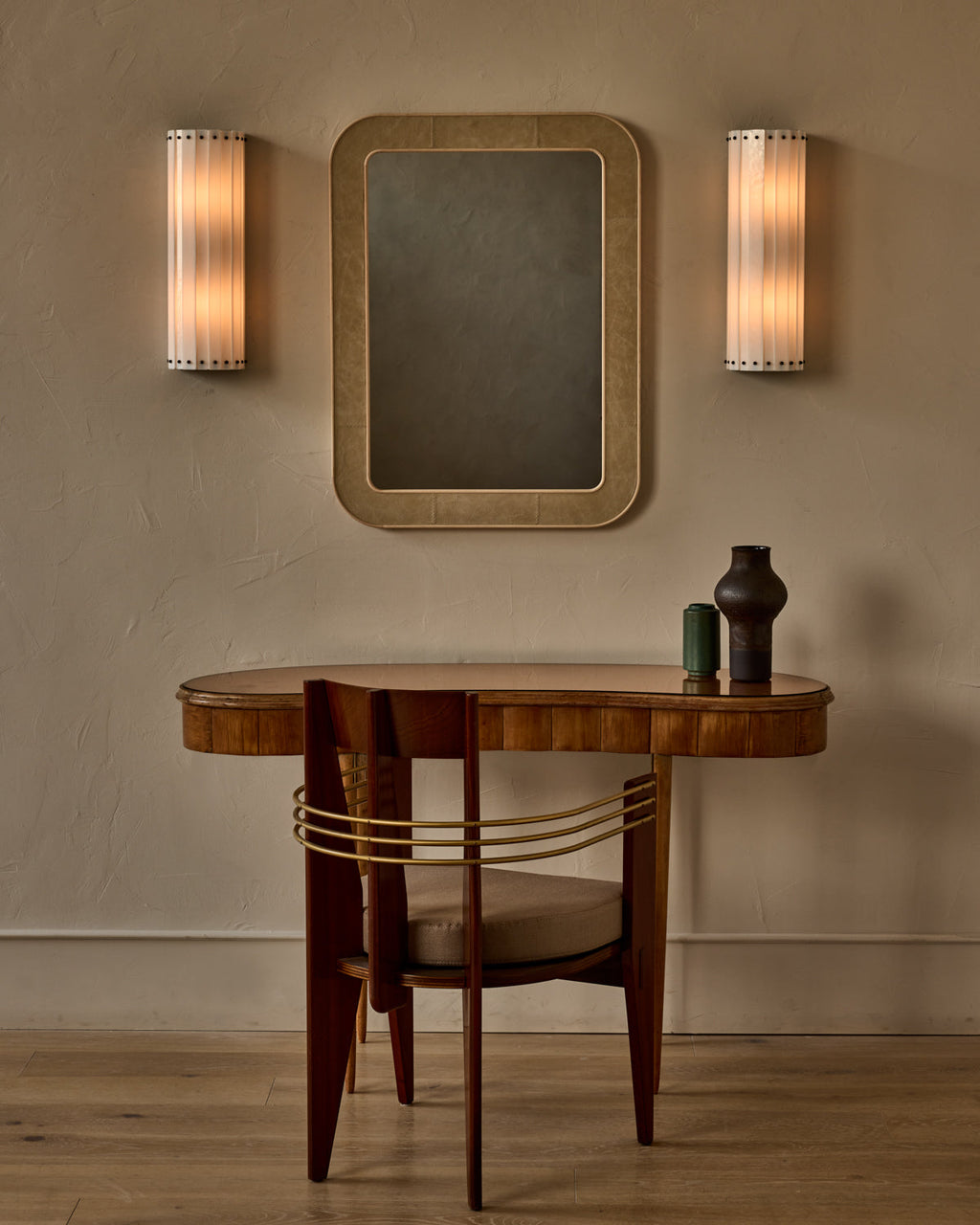 RTO Lighting - ADELE MILK GLASS FLUSH SCONCE