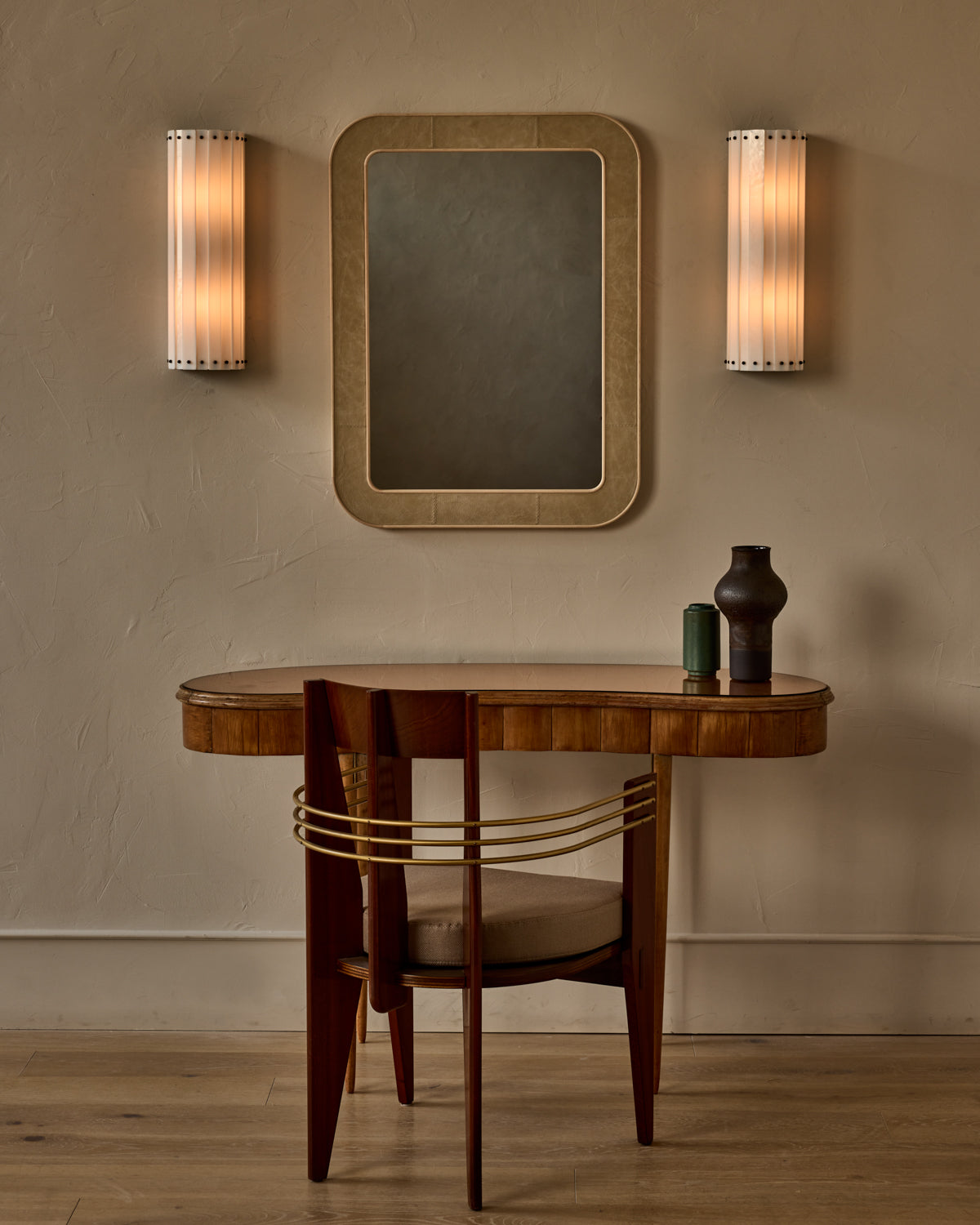 RTO Lighting - ADELE MILK GLASS FLUSH SCONCE
