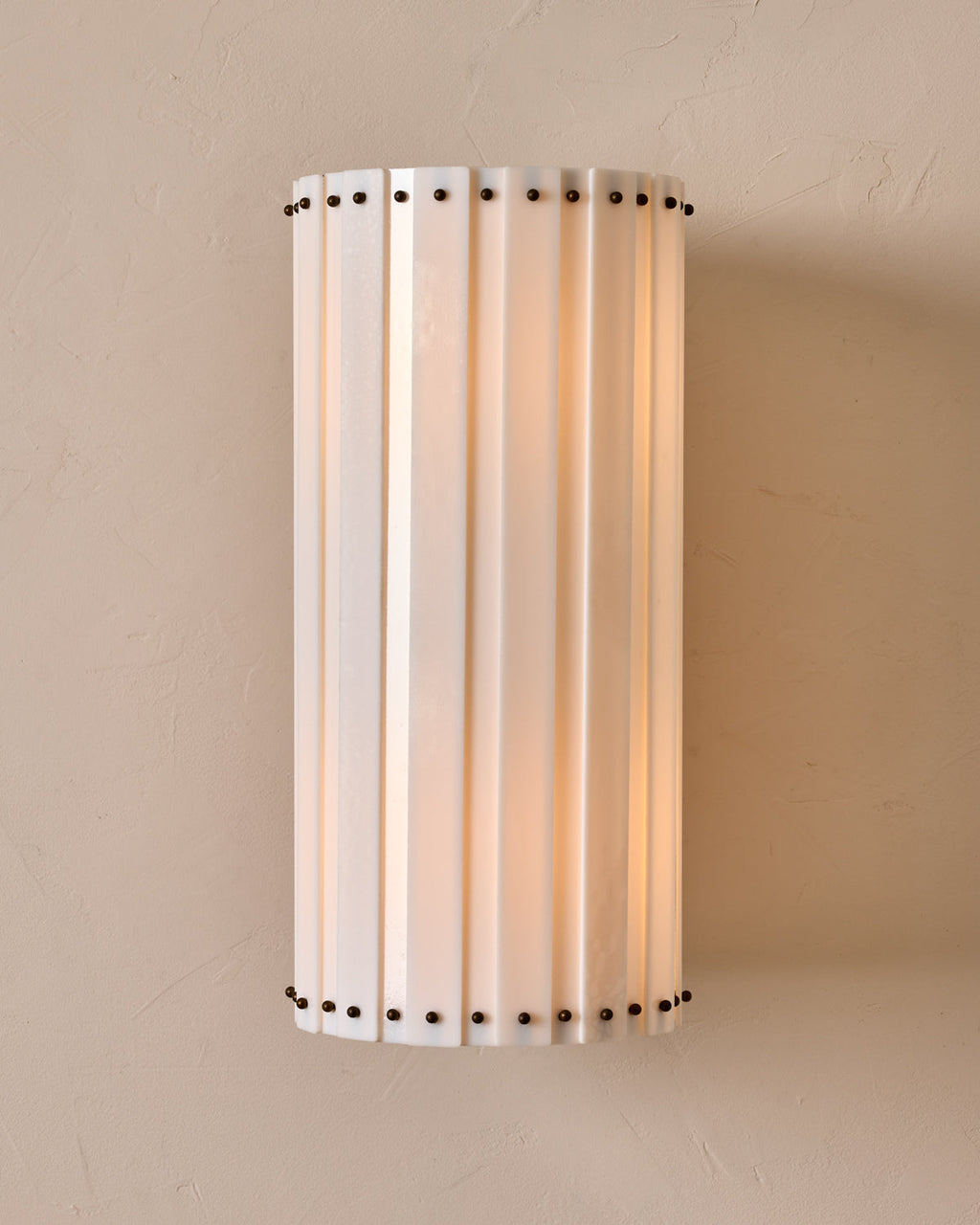 RTO Lighting - ADELE MILK GLASS ARC SCONCE