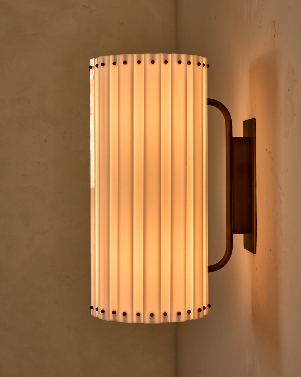 RTO Lighting - ADELE MILK GLASS ARC SCONCE