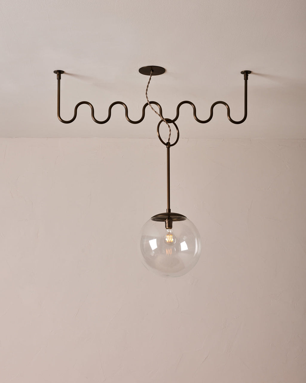RTO Lighting - CECIL ADJUSTABLE CEILING LIGHT - ANTIQUE BRASS - 36" - AD