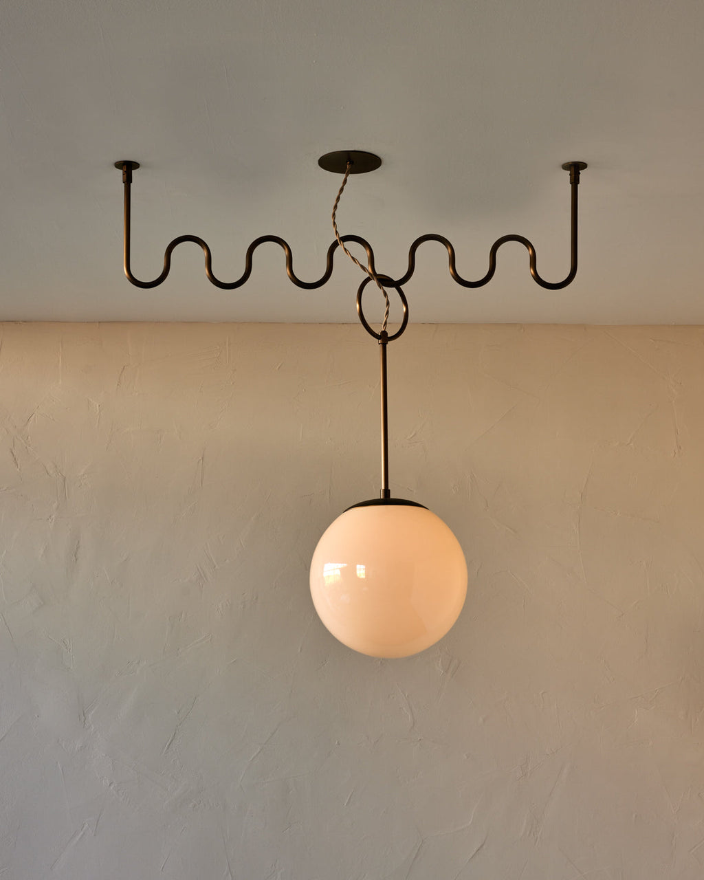 RTO Lighting - CECIL ADJUSTABLE CEILING LIGHT - ANTIQUE BRASS - 36" - AD