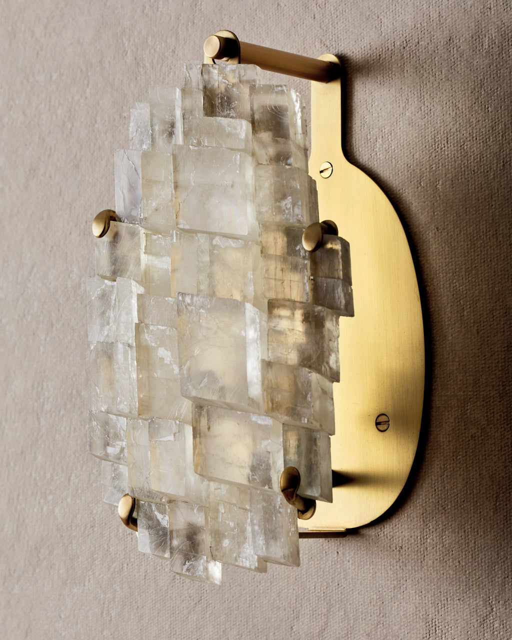 RTO Lighting - MONROE ICELANDIC SPAR SCONCE