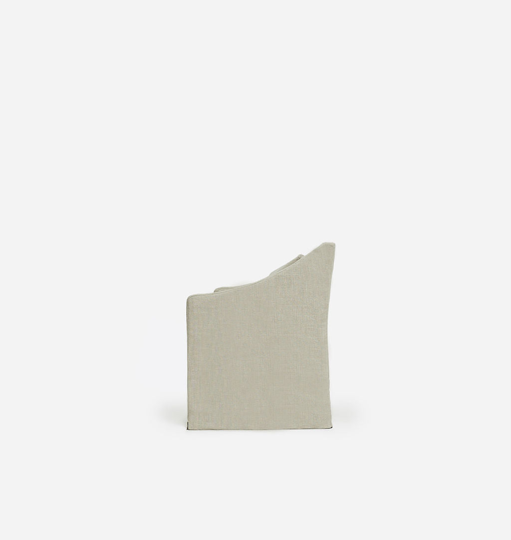 Amber Interiors - Sierra Slipcovered Bench
