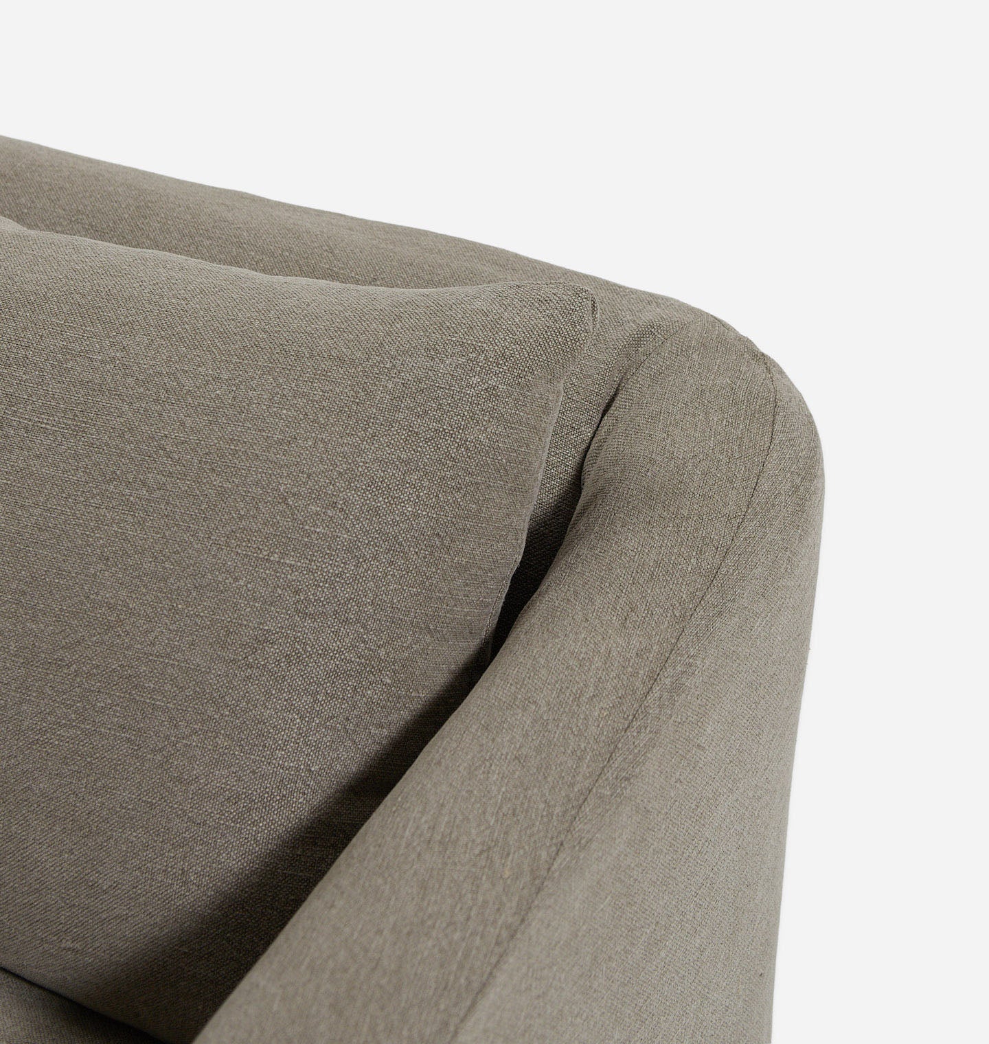 Amber Interiors - Lowie Slipcovered Swivel Chair