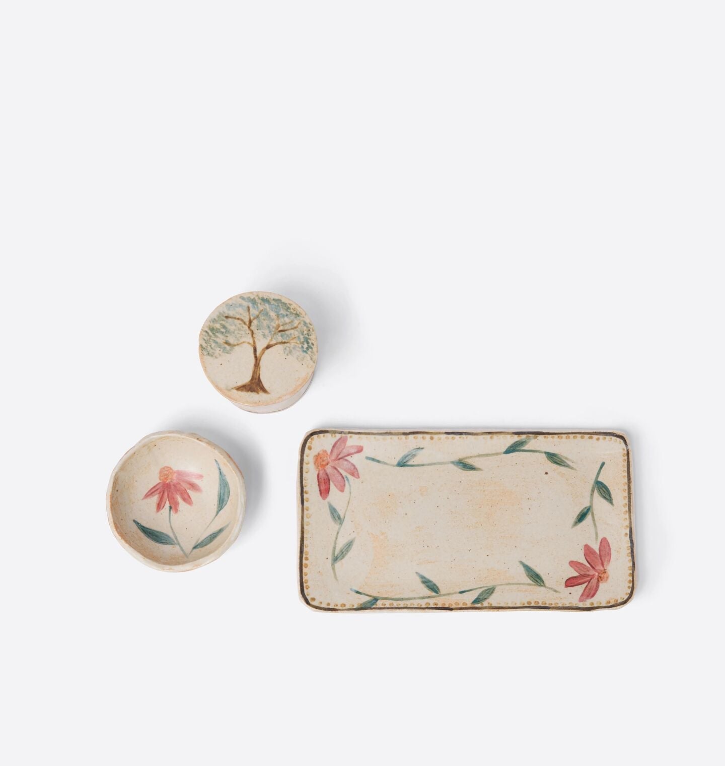 Amber Interiors - Echinacea Rectangle Catchall