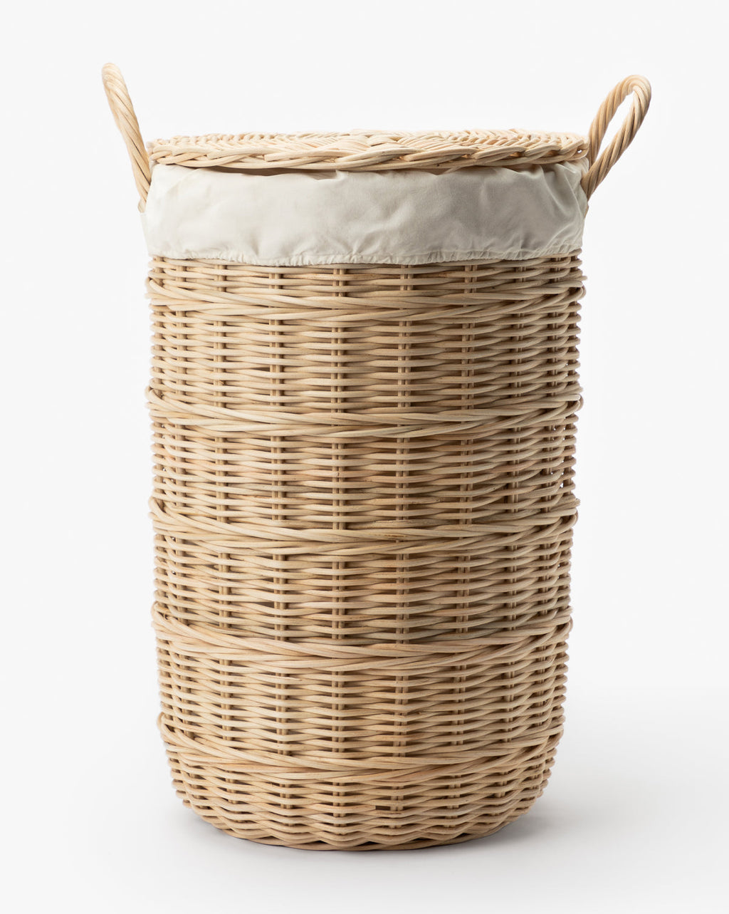McGee & Co - Rattan Lidded Laundry Bin