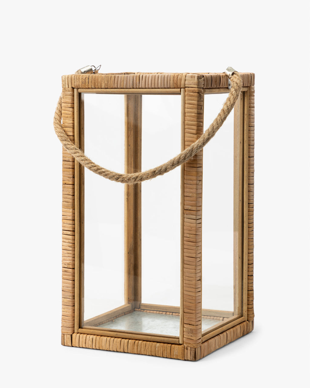 McGee & Co - Rattan & Glass Lantern